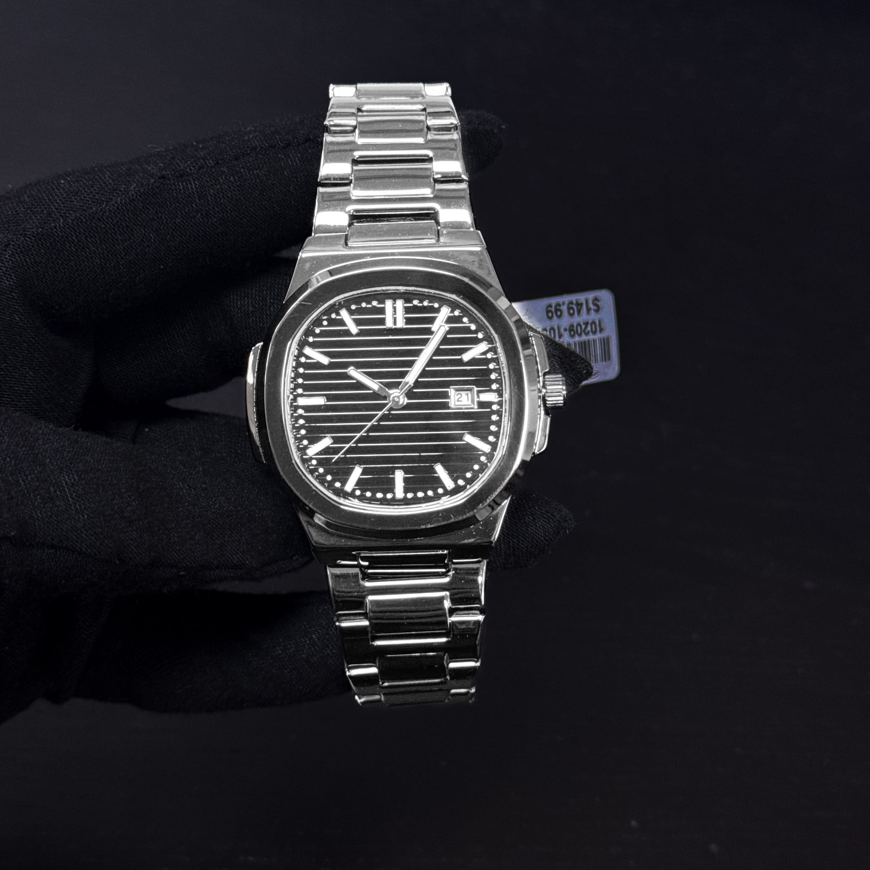 Men’s 42mm Classic Oblong Dial Watch - Quartz Movement