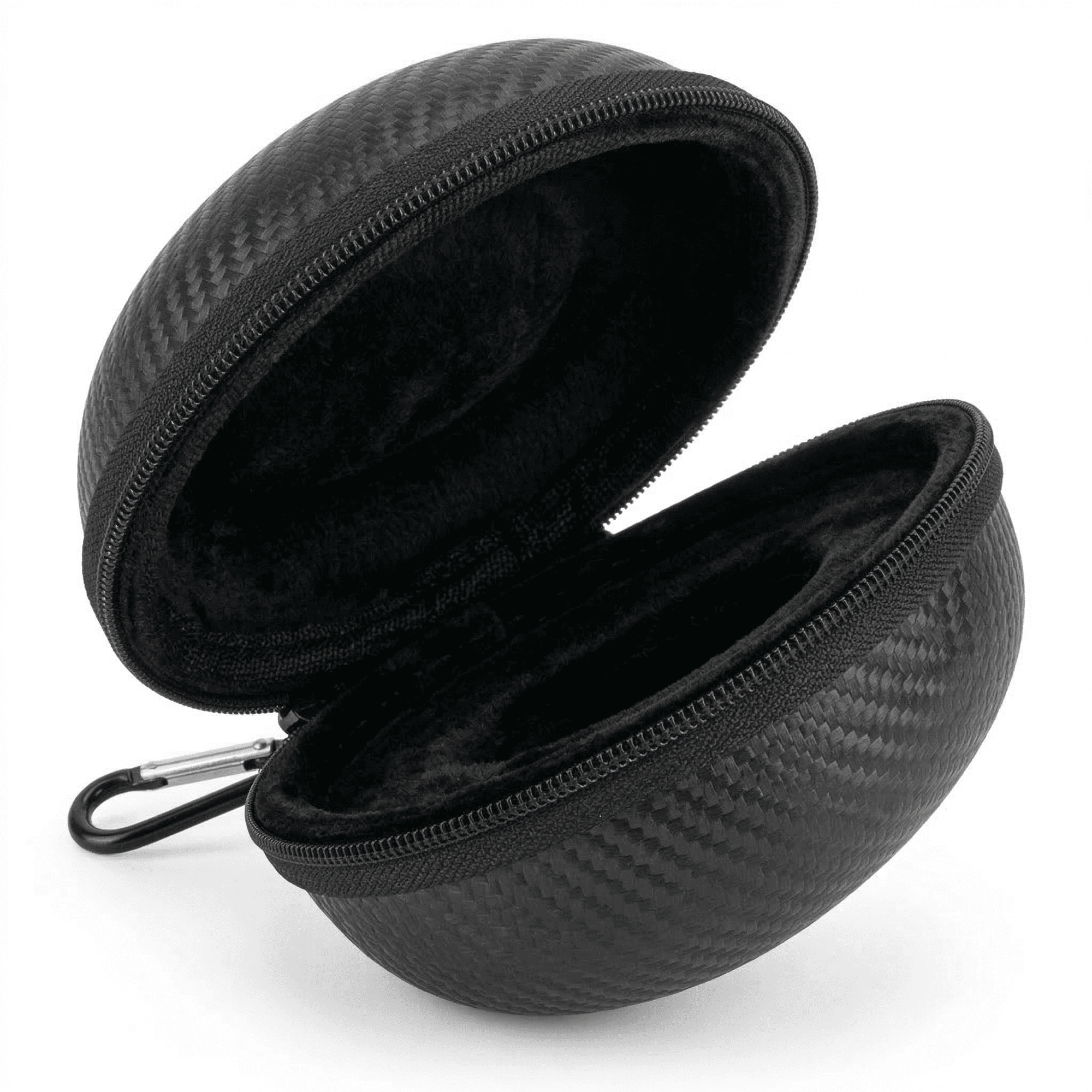 Premium Travel Watch Case – Hard Shell Protective Watch Storage Case with Zipper & Clip