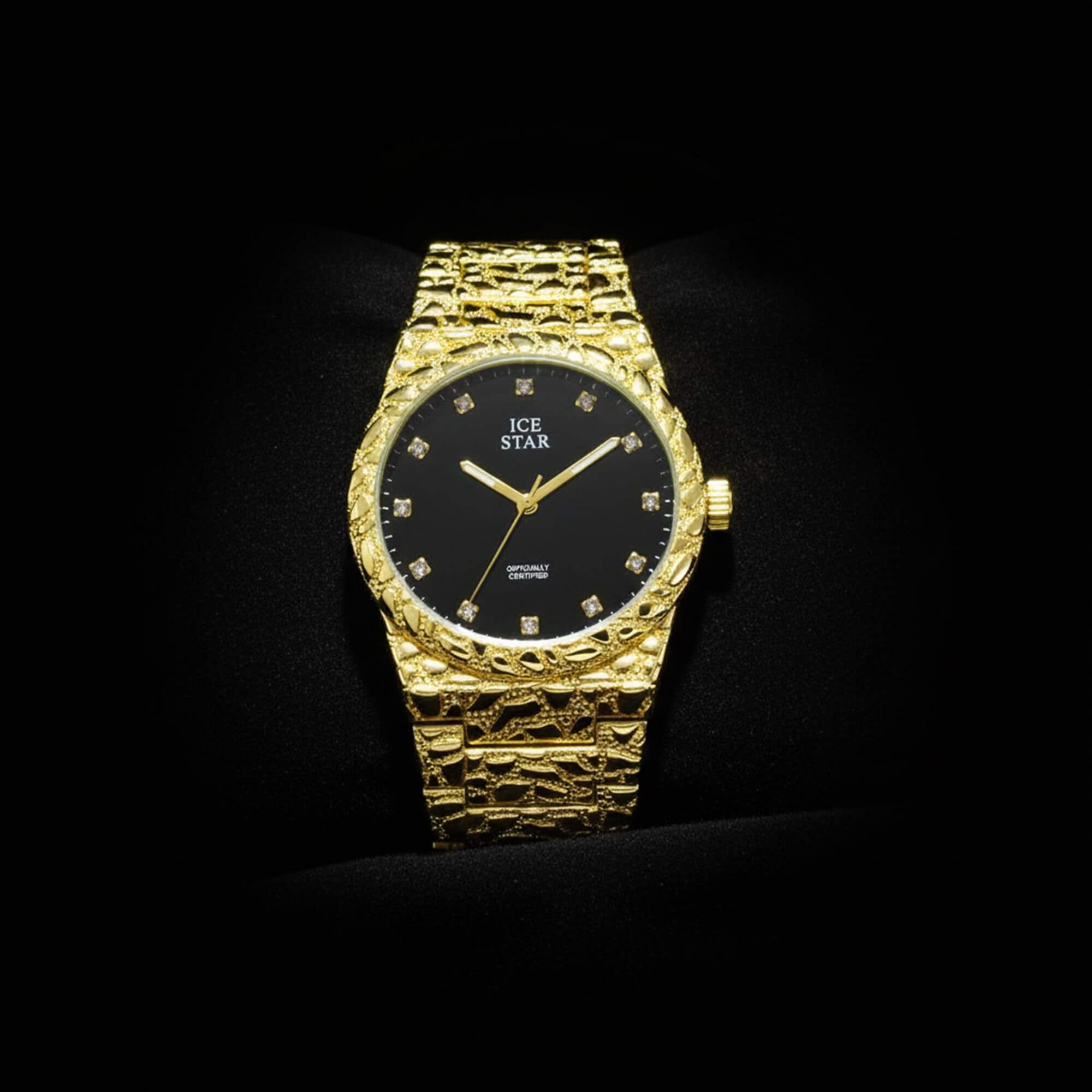 Men’s 45mm Nugget Watch - Metal Band, Quartz Movement