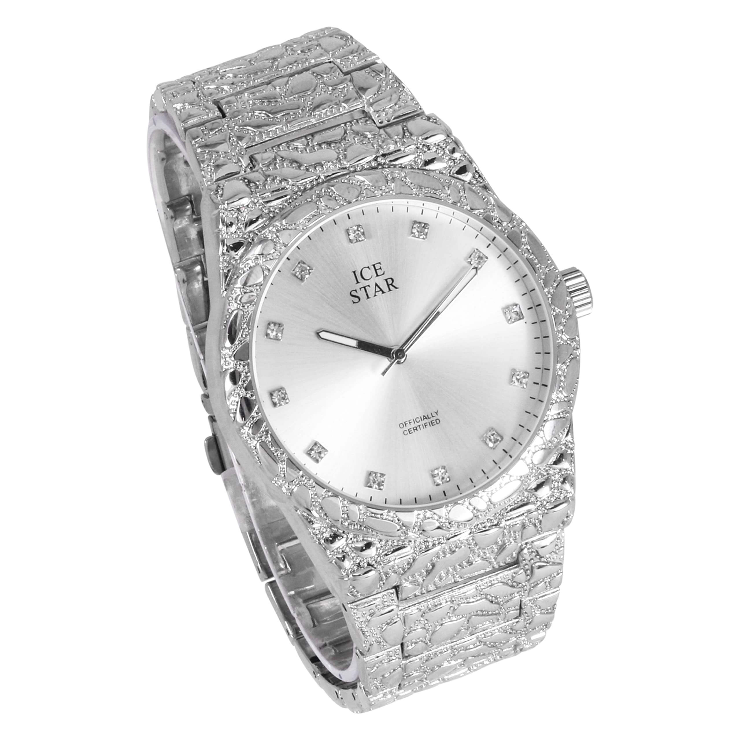Men’s 45mm Nugget Watch - Metal Band, Quartz Movement