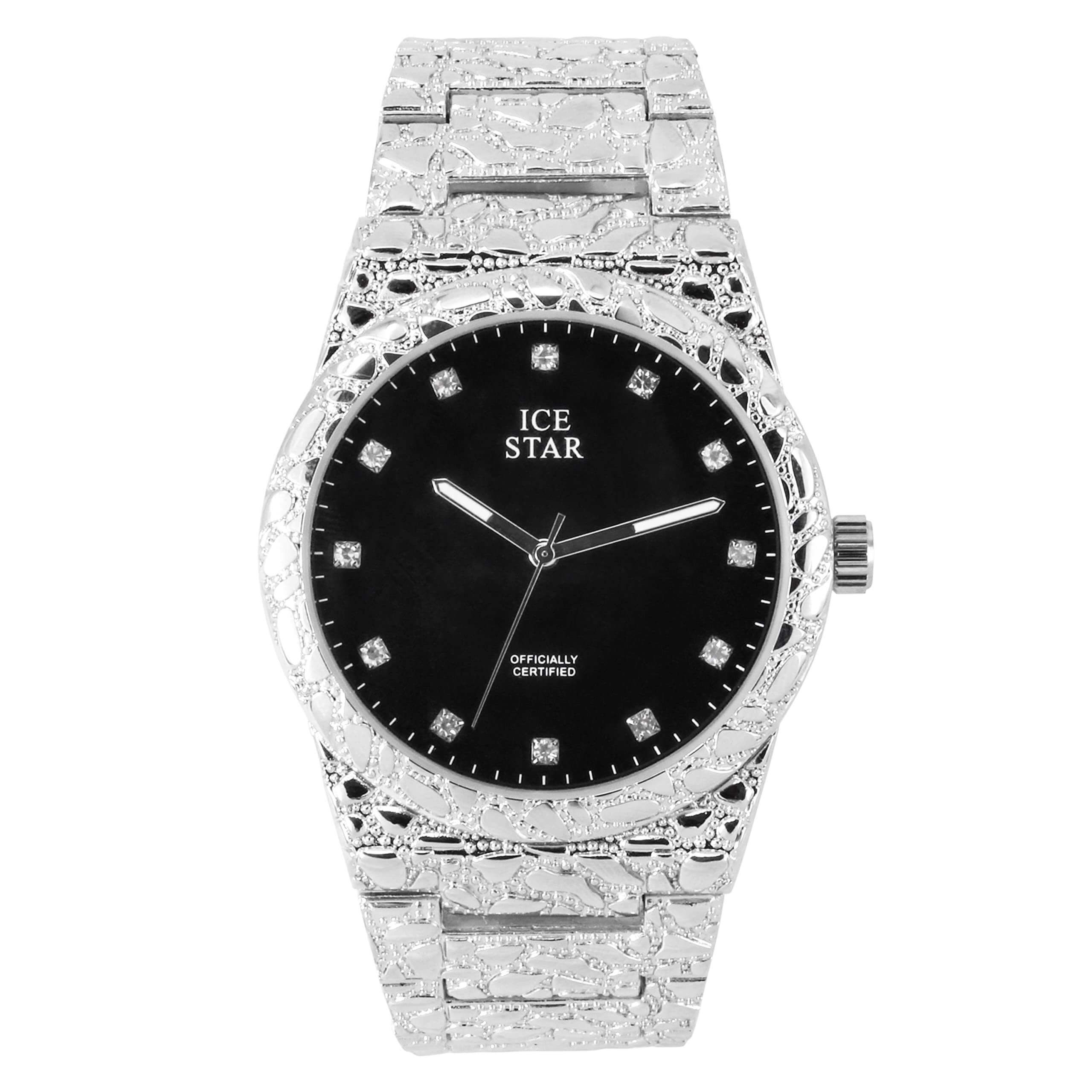 Men’s 45mm Nugget Watch - Metal Band, Quartz Movement