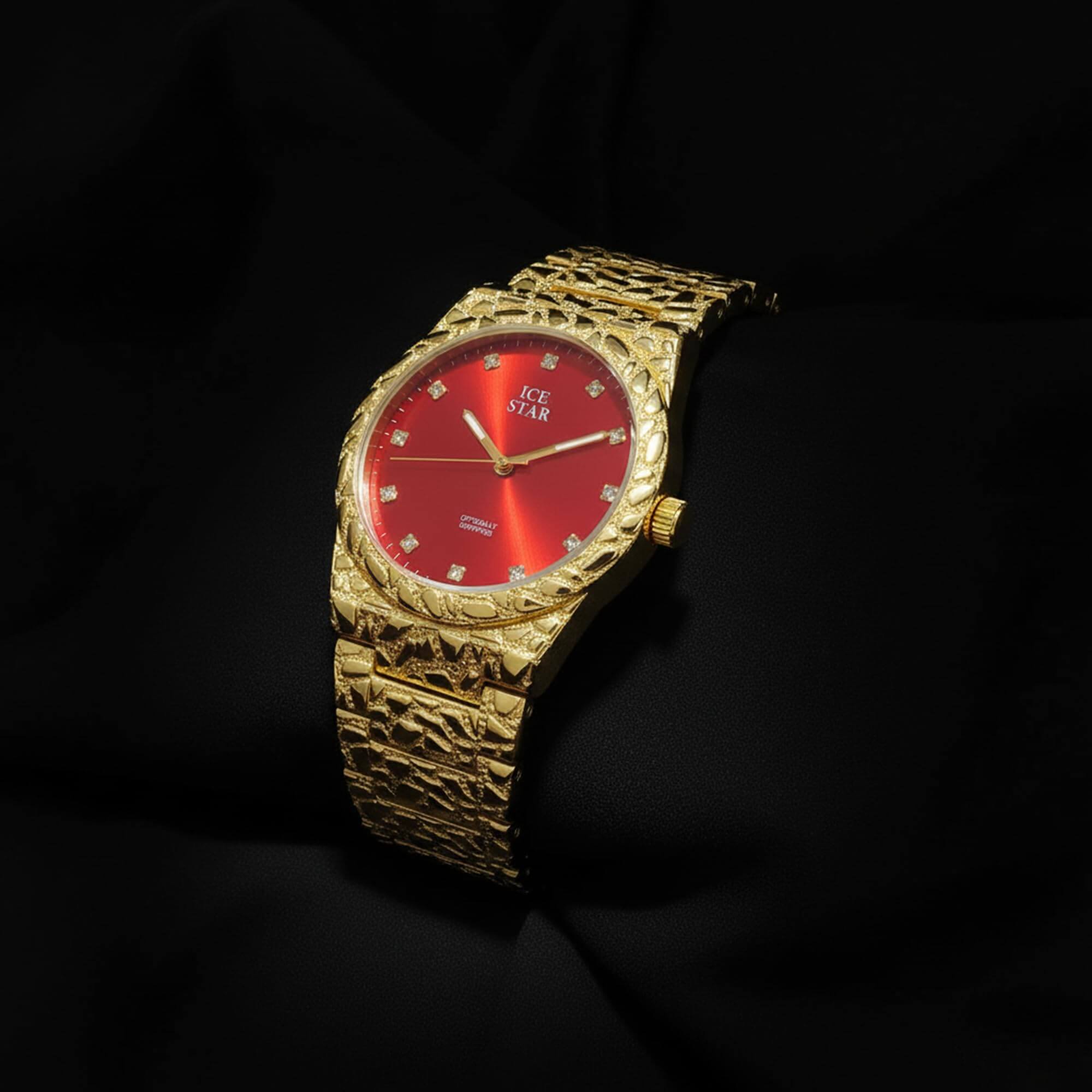 Men’s 45mm Nugget Watch - Metal Band, Quartz Movement