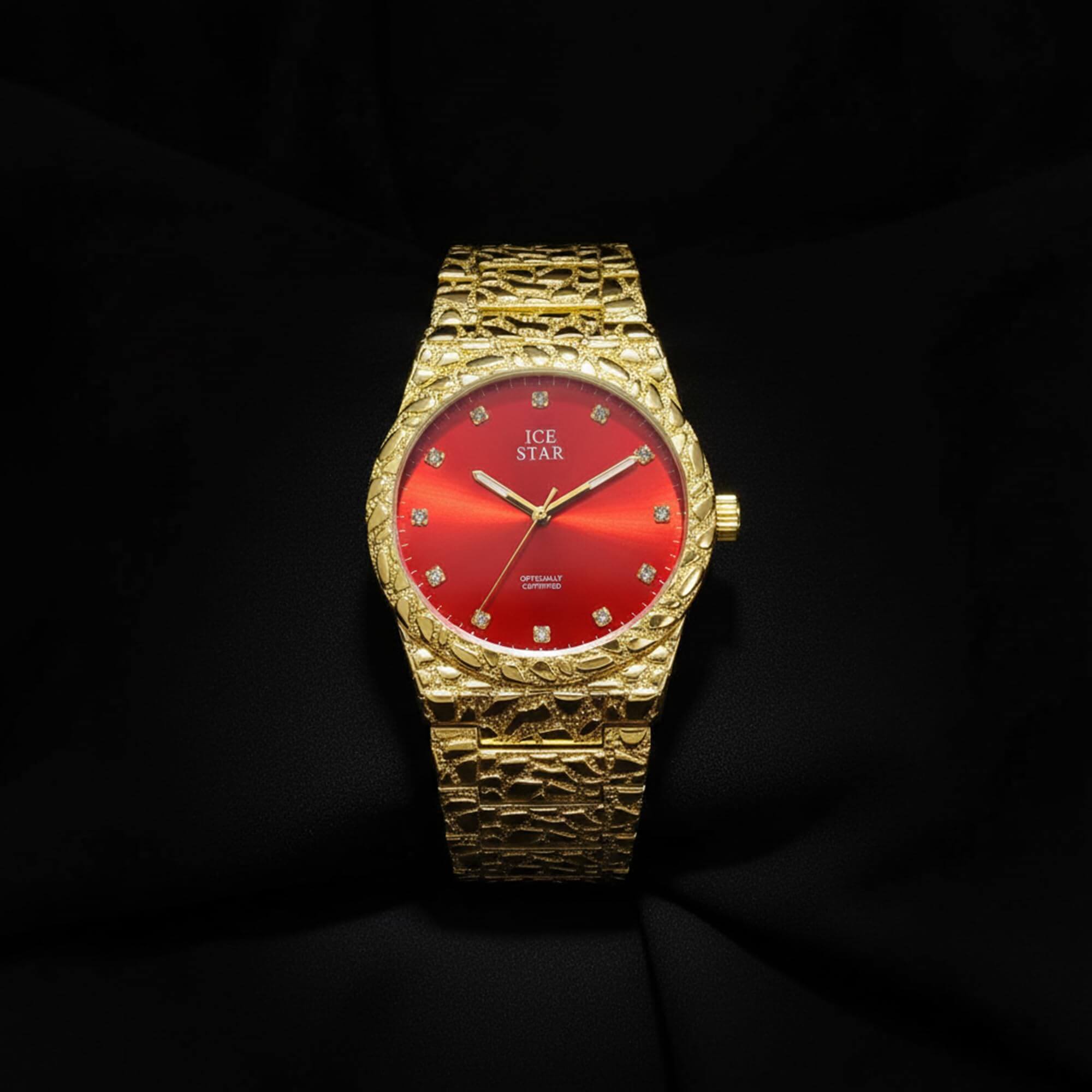 Men’s 45mm Nugget Watch - Metal Band, Quartz Movement