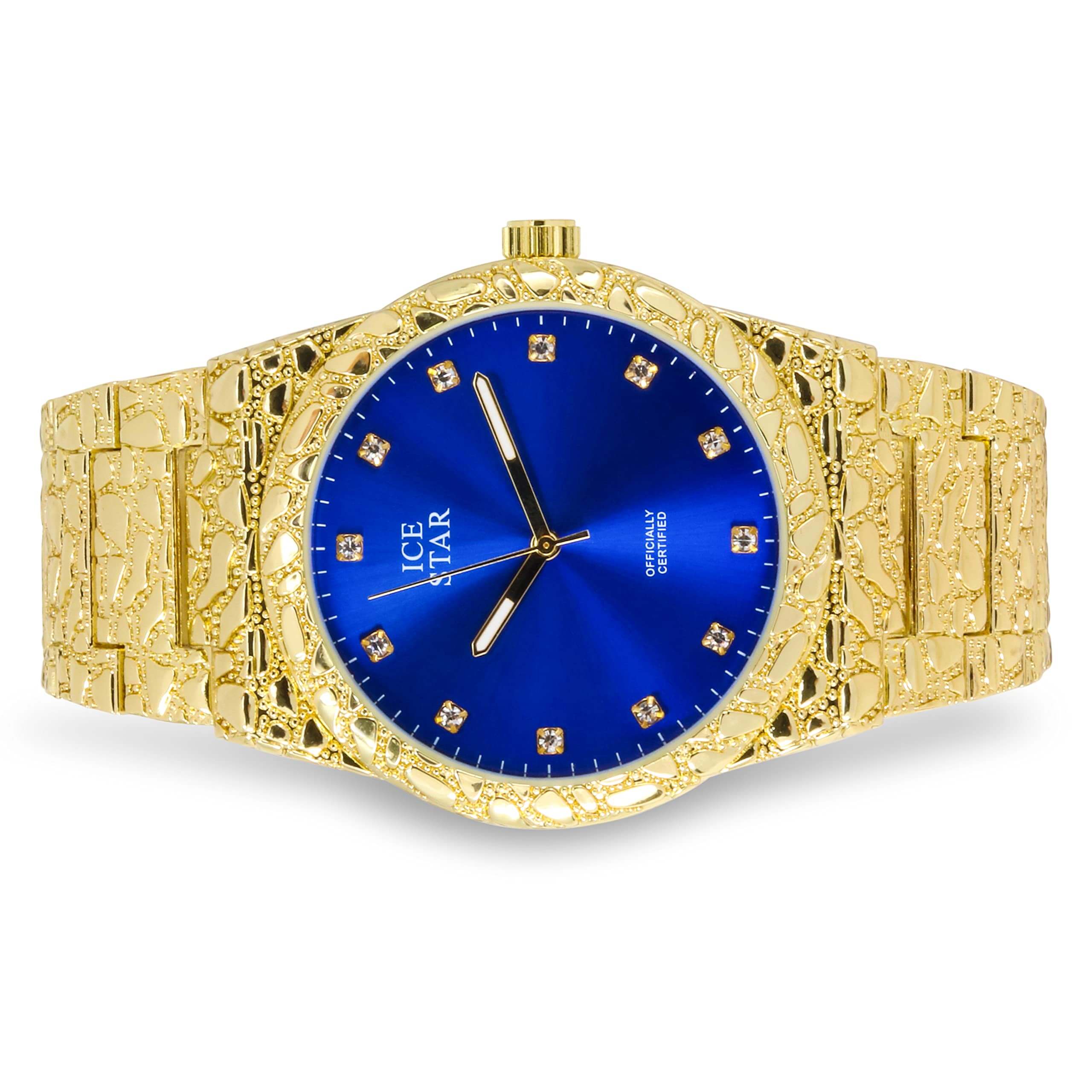 Men’s 45mm Nugget Watch - Metal Band, Quartz Movement