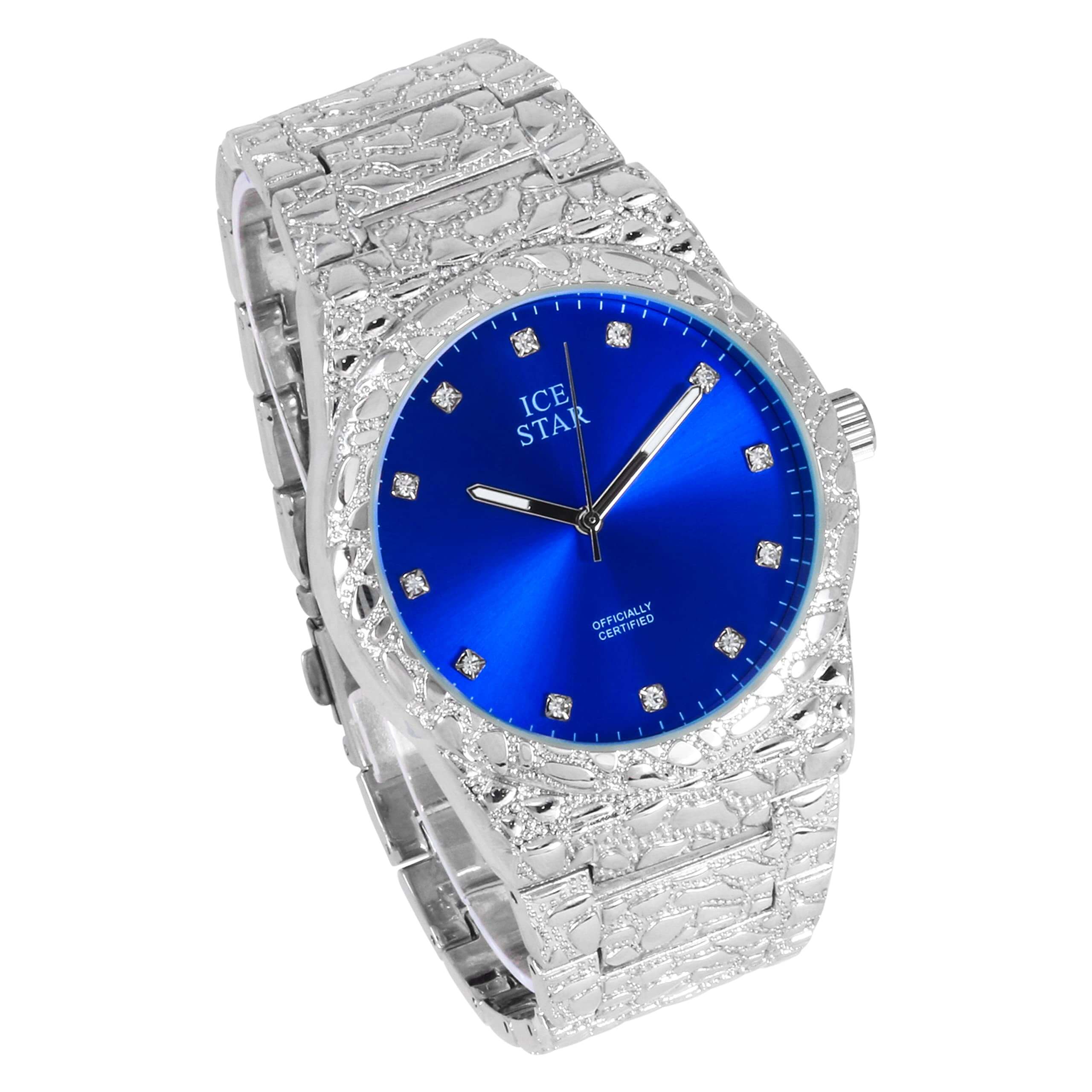 Men’s 45mm Nugget Watch - Metal Band, Quartz Movement