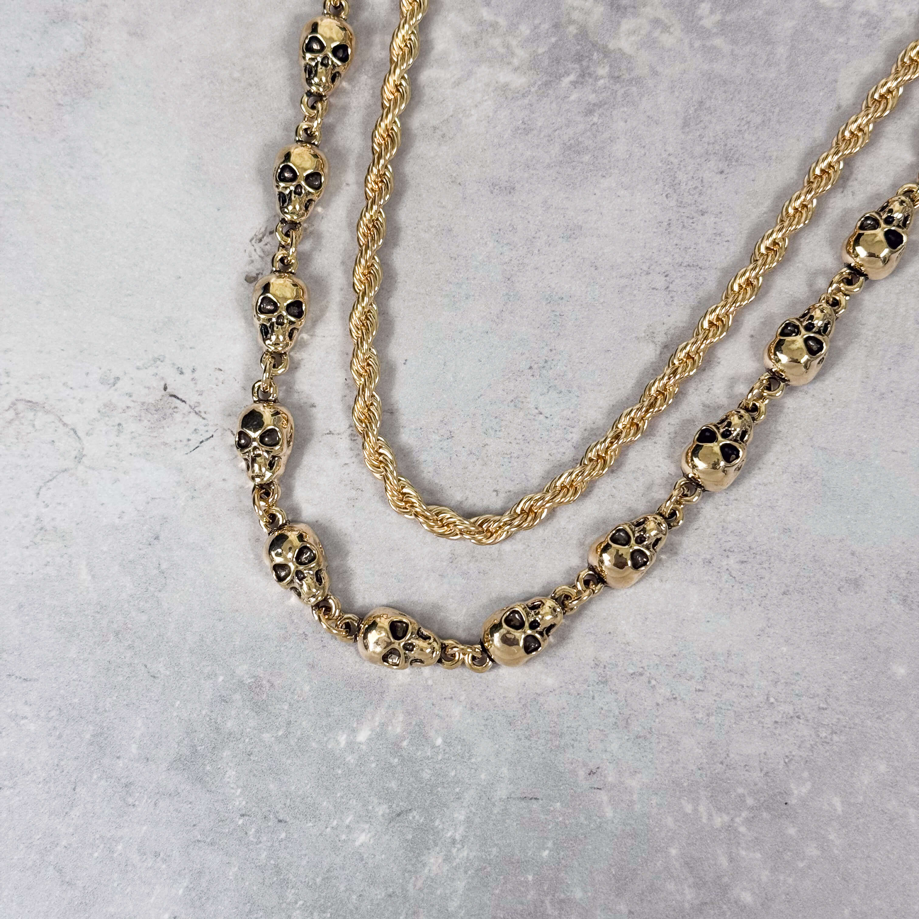 Skull and Rope Double Layer Pant Chain