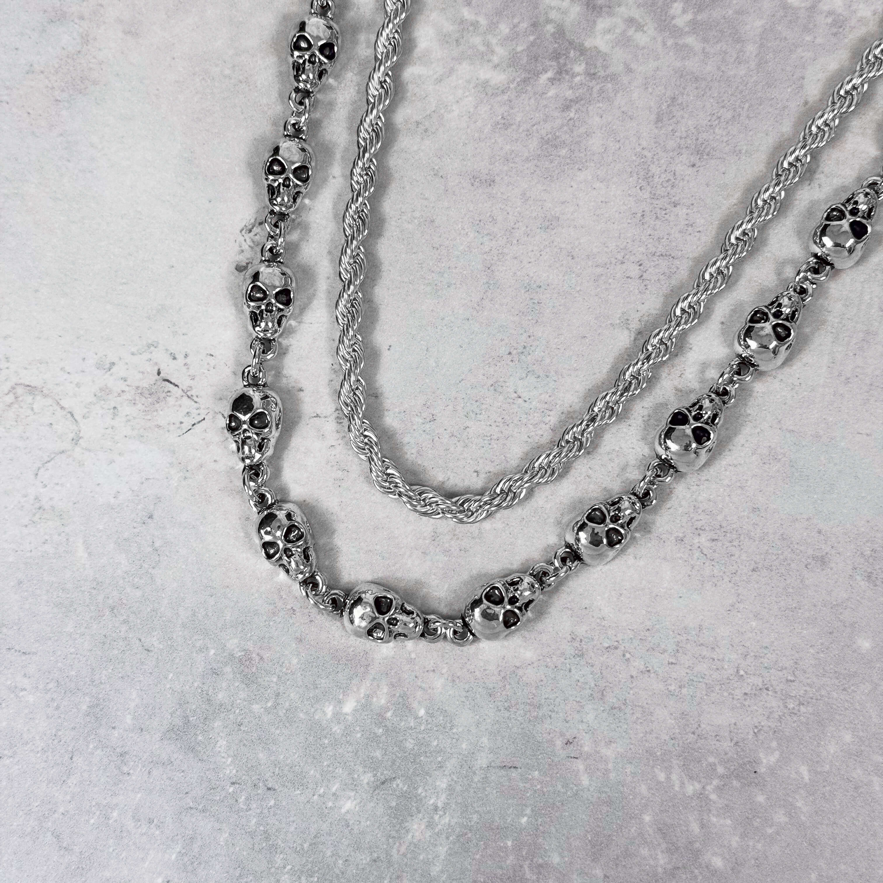 Skull and Rope Double Layer Pant Chain