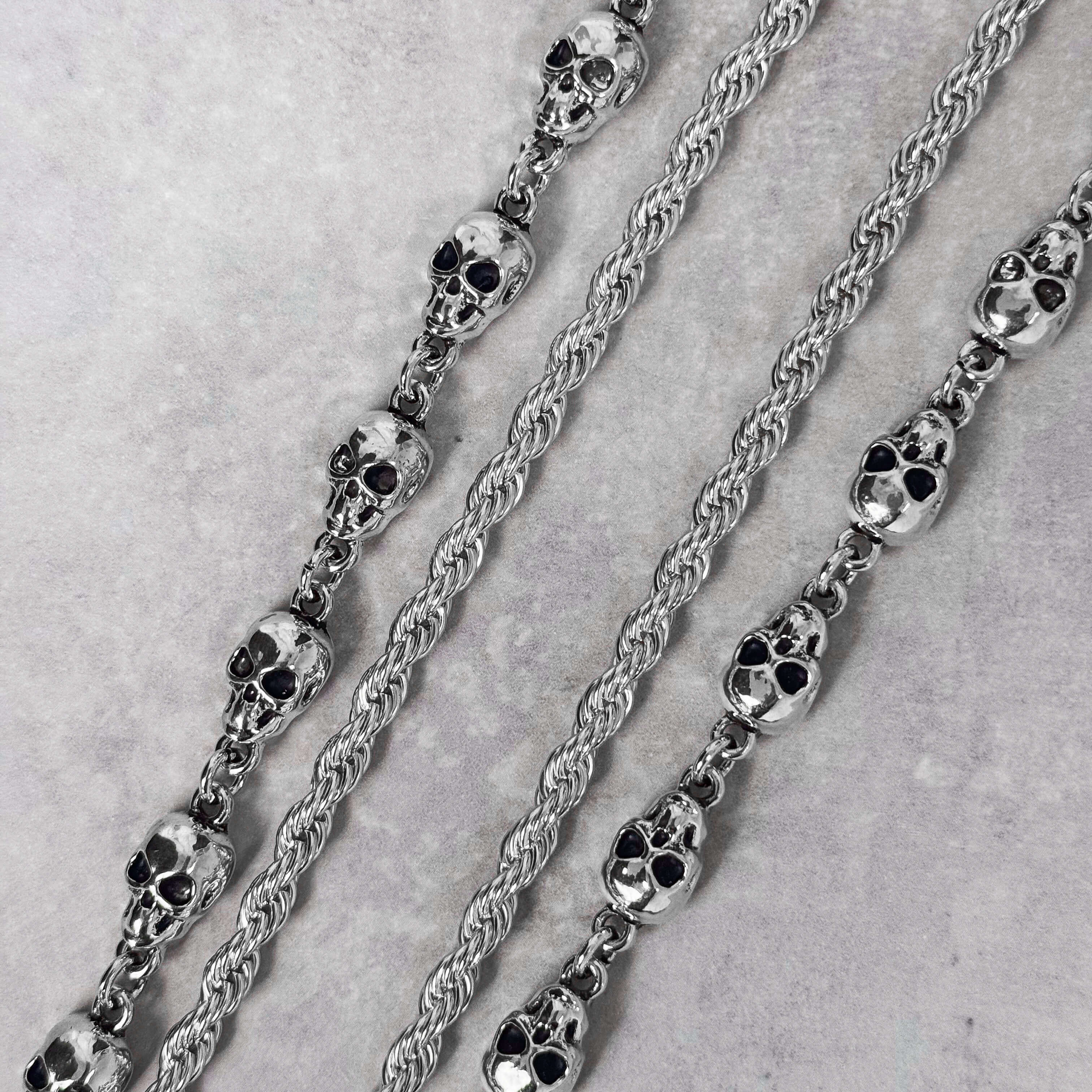 Skull and Rope Double Layer Pant Chain