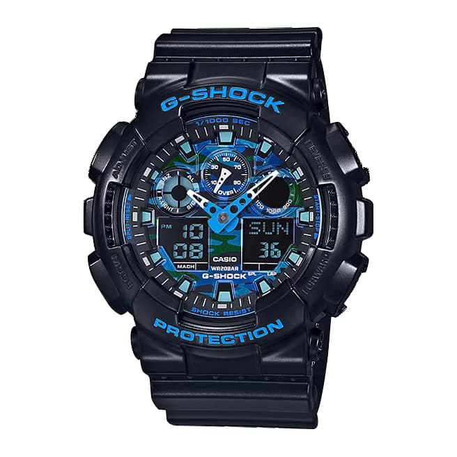 Men's 55mm Casio G-SHOCK Analog-Digital Watch - Resin Band, Magnetic Resistant