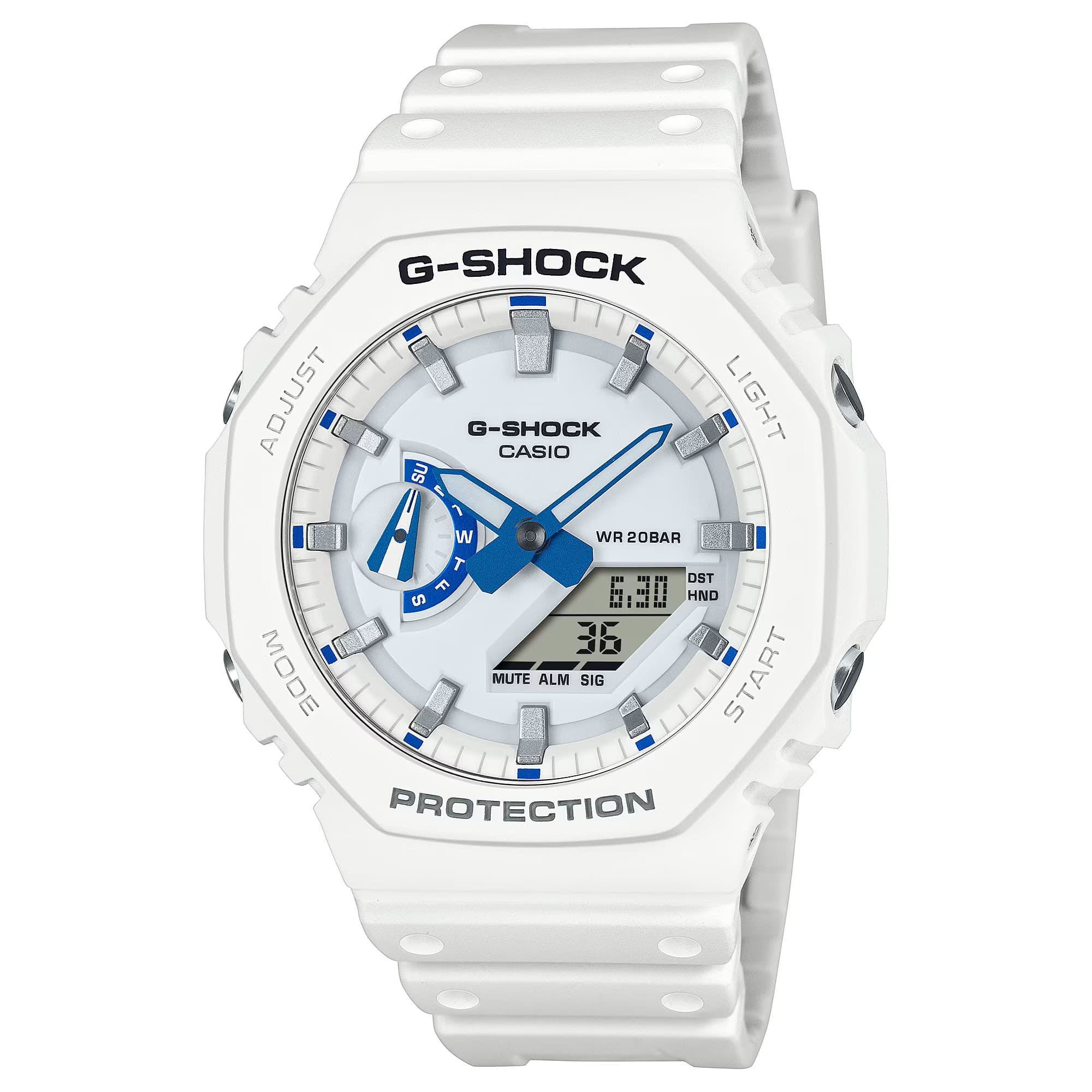 Men's 49mm Casio G-SHOCK Analog-Digital Watch - Resin Band, Carbon Core Guard Structure