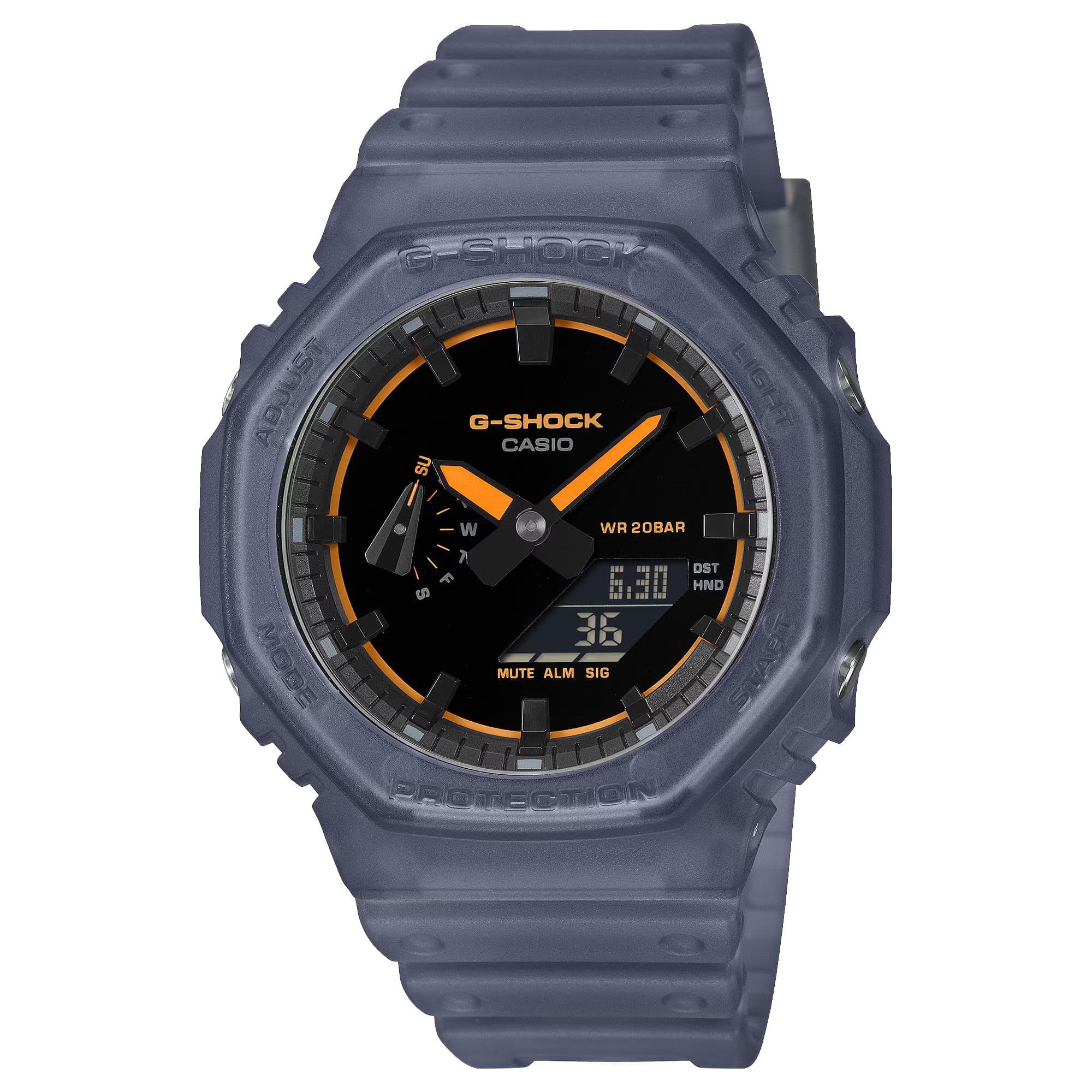 Men's 49mm Casio G-SHOCK Analog-Digital Watch - Resin Band, World Time