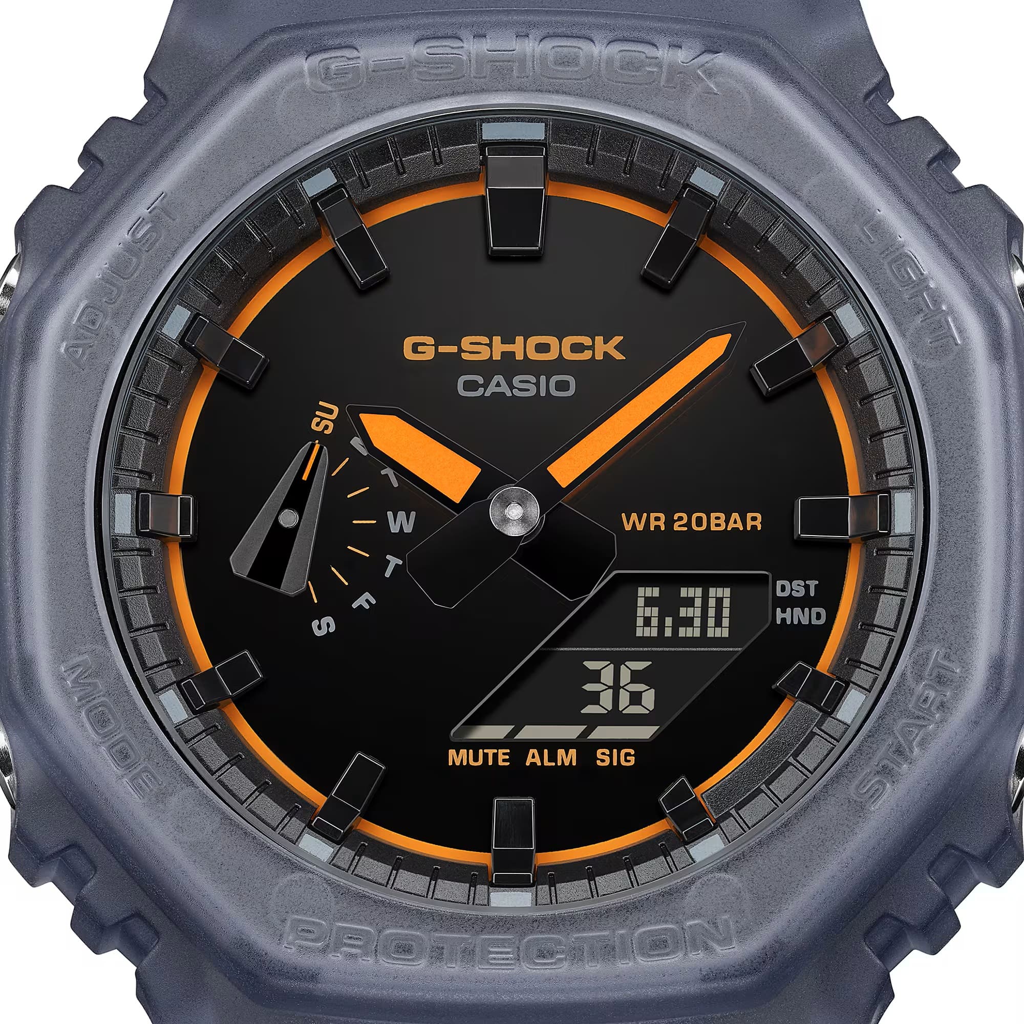 Men's 49mm Casio G-SHOCK Analog-Digital Watch - Resin Band, World Time