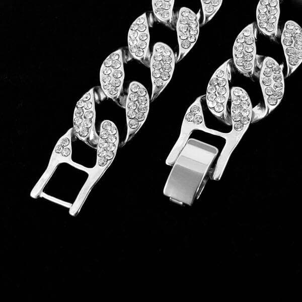 Men's 15mm Iced Out Cuban Link Bracelet