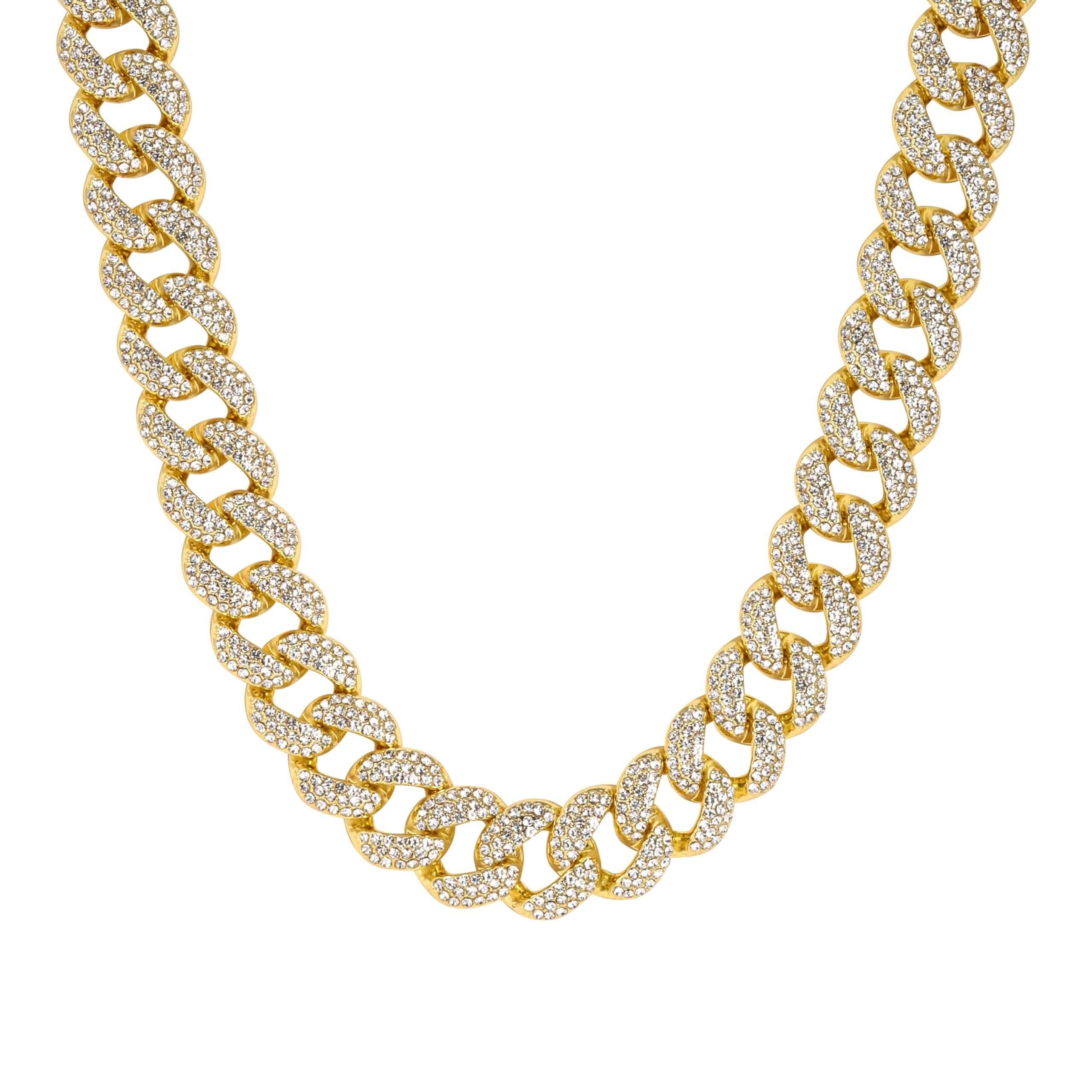 18mm Iced Out Cuban Chain