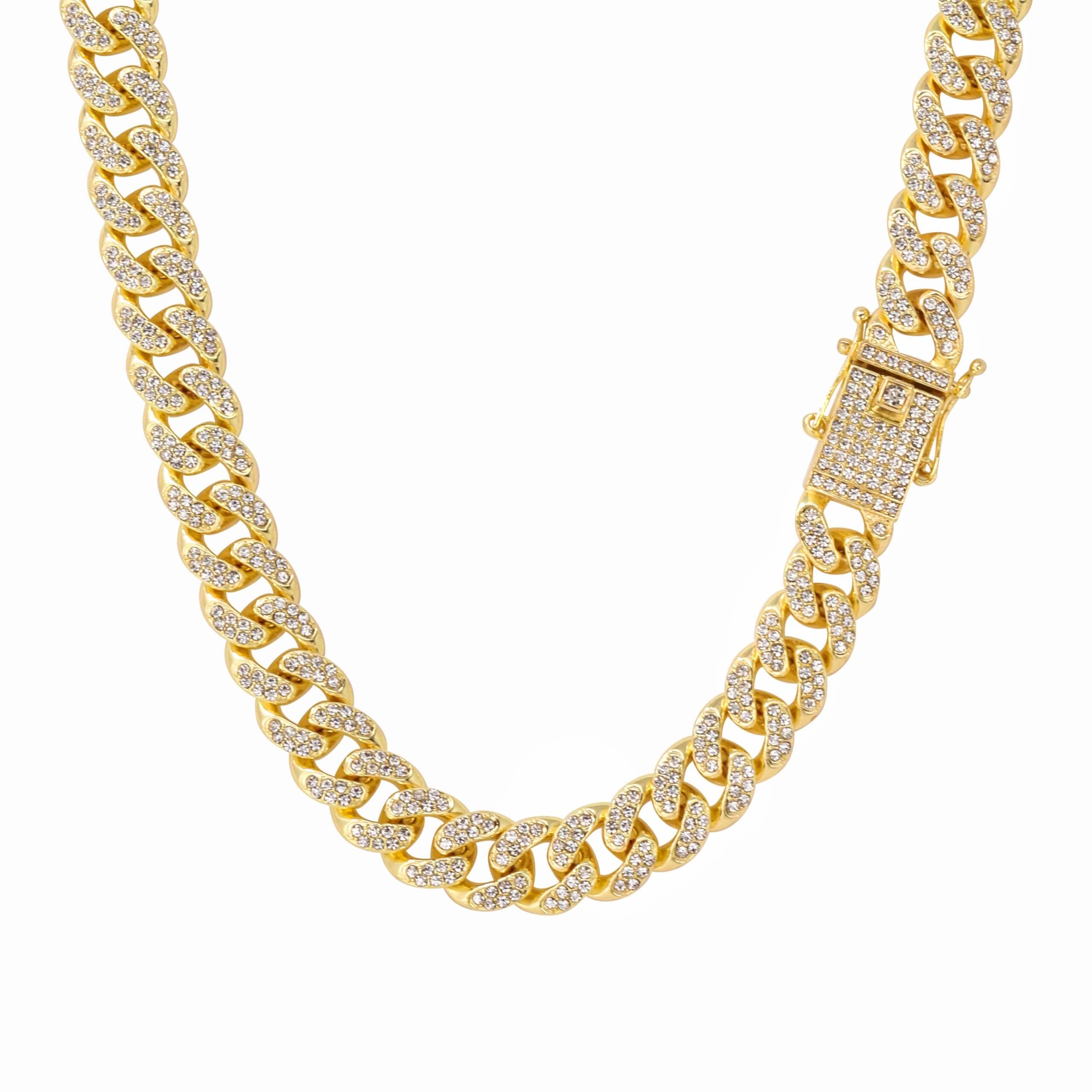 12mm Iced Out Cuban Chain