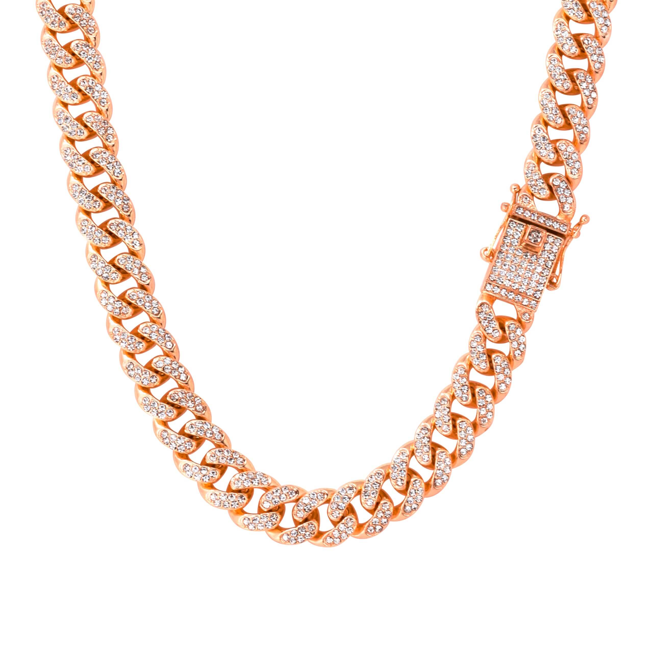 12mm Iced Out Cuban Chain
