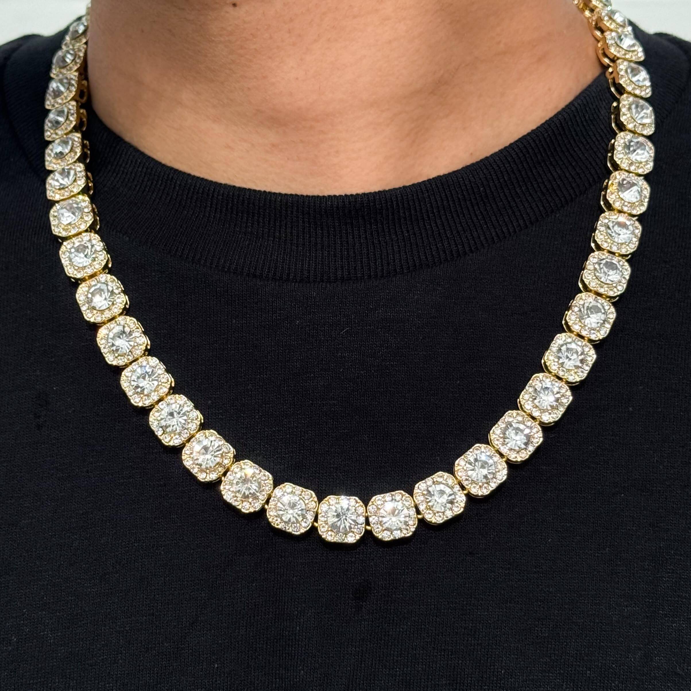 11mm Fully Iced Cluster Chain