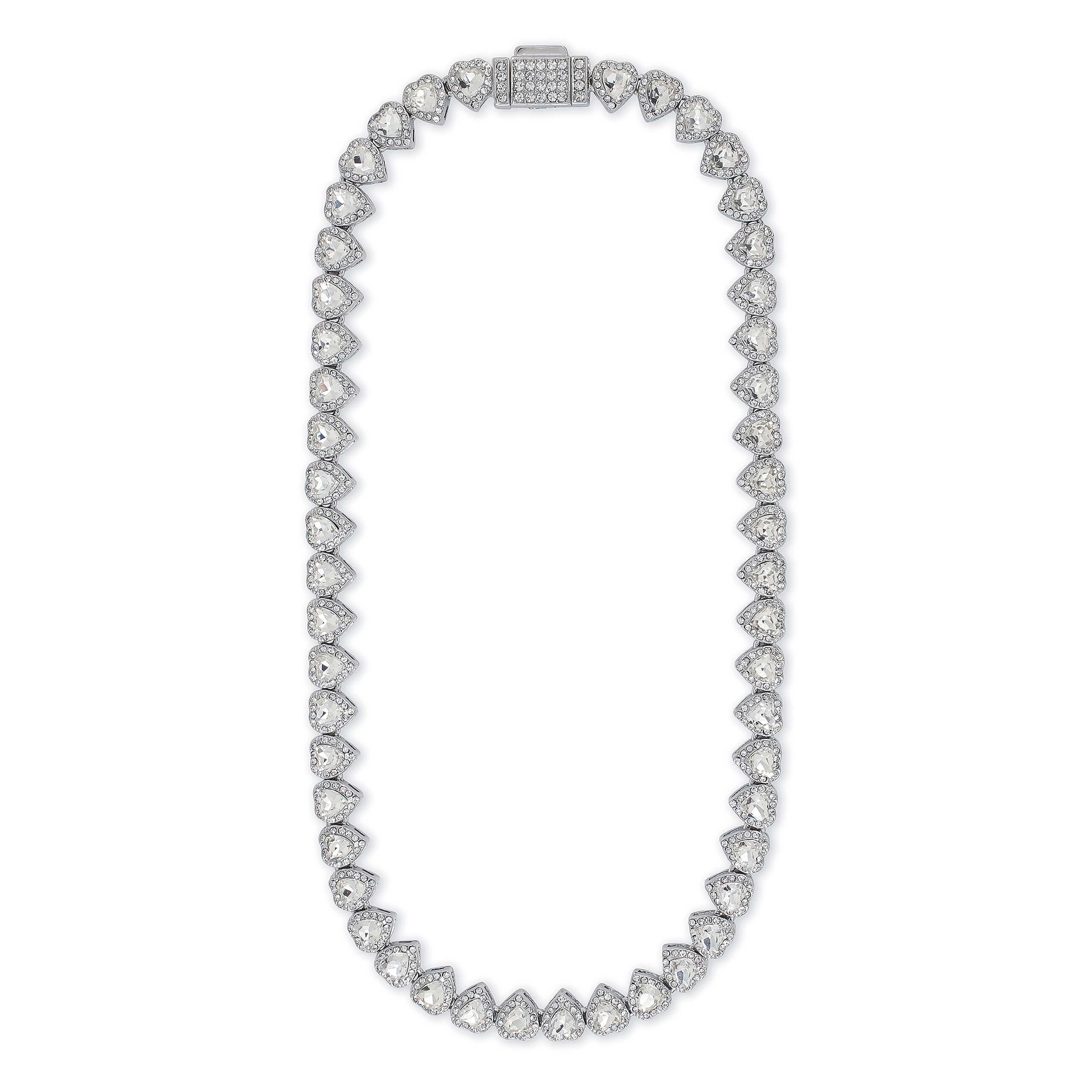 10mm Heart Cluster Chain - 20 inches
