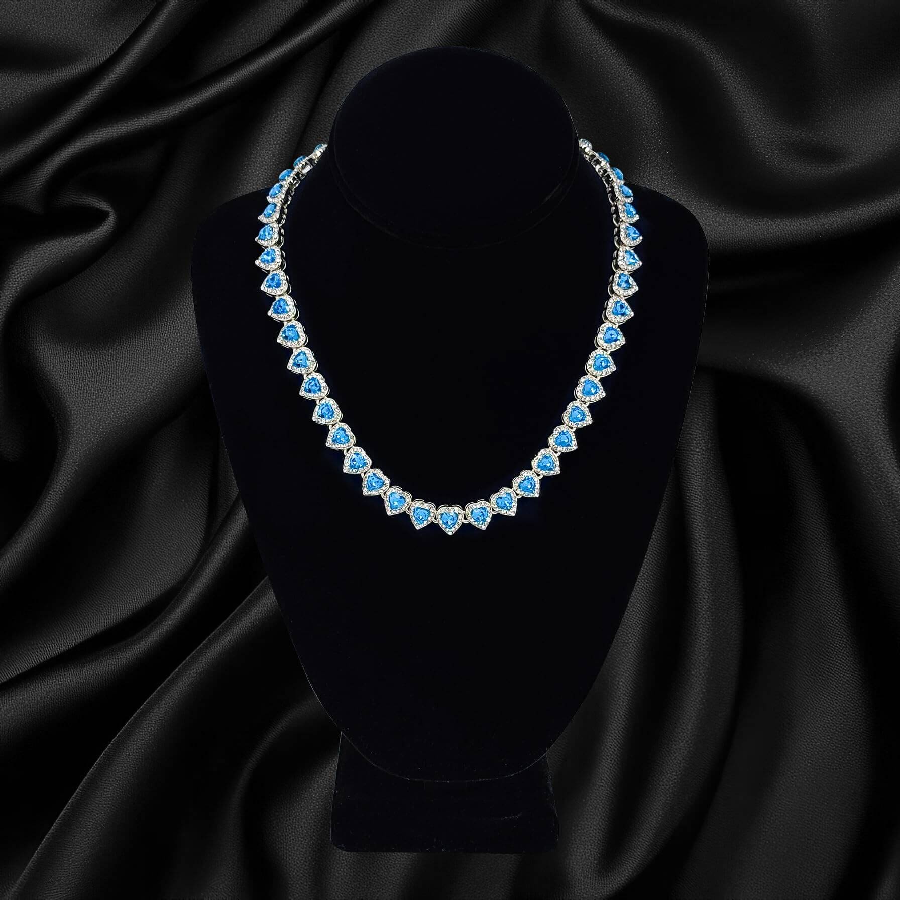 10mm Heart Cluster Chain - 18 inches