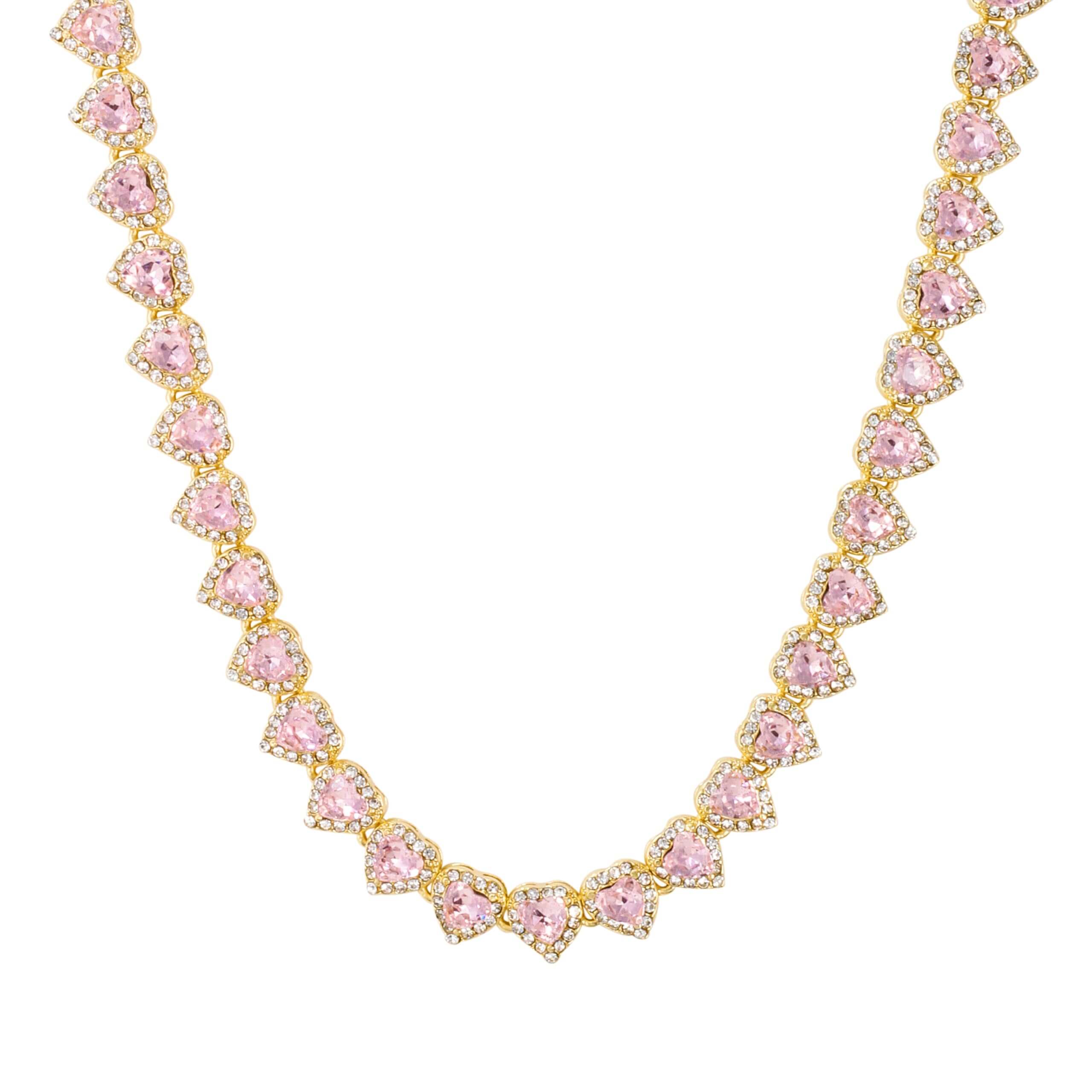 10mm Heart Cluster Chain - 18 inches