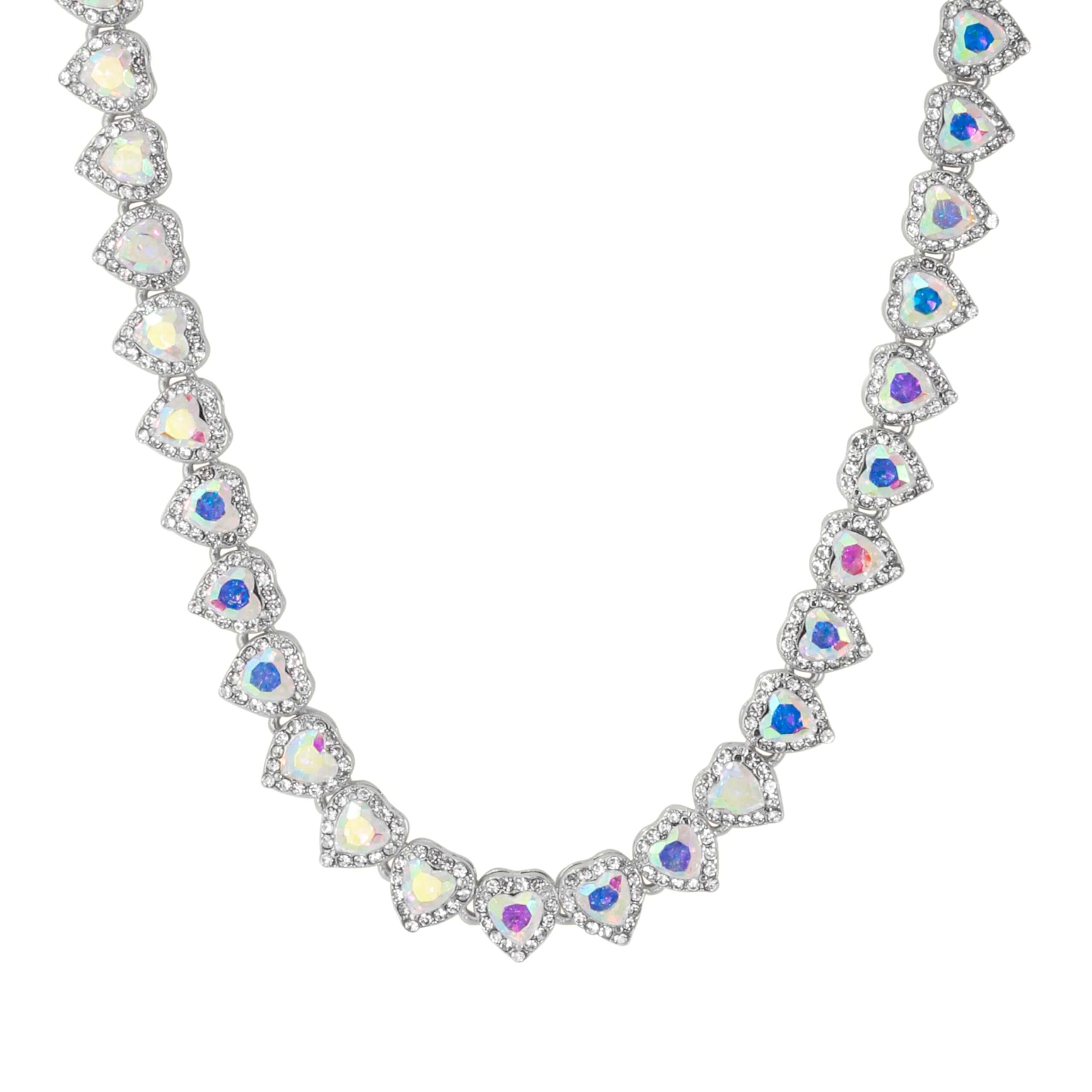 10mm Heart Cluster Chain - 18 inches