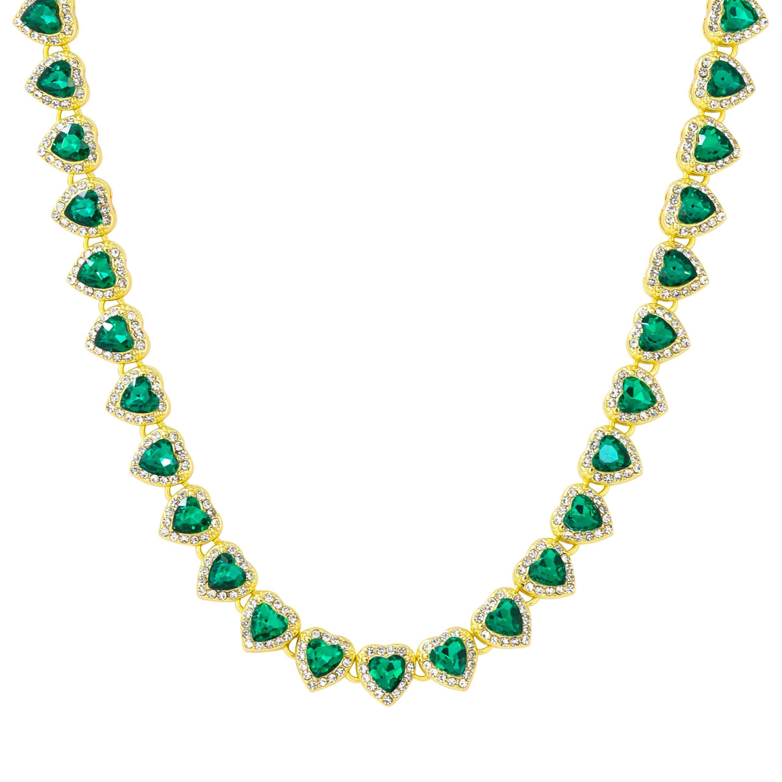 10mm Heart Cluster Chain - 18 inches