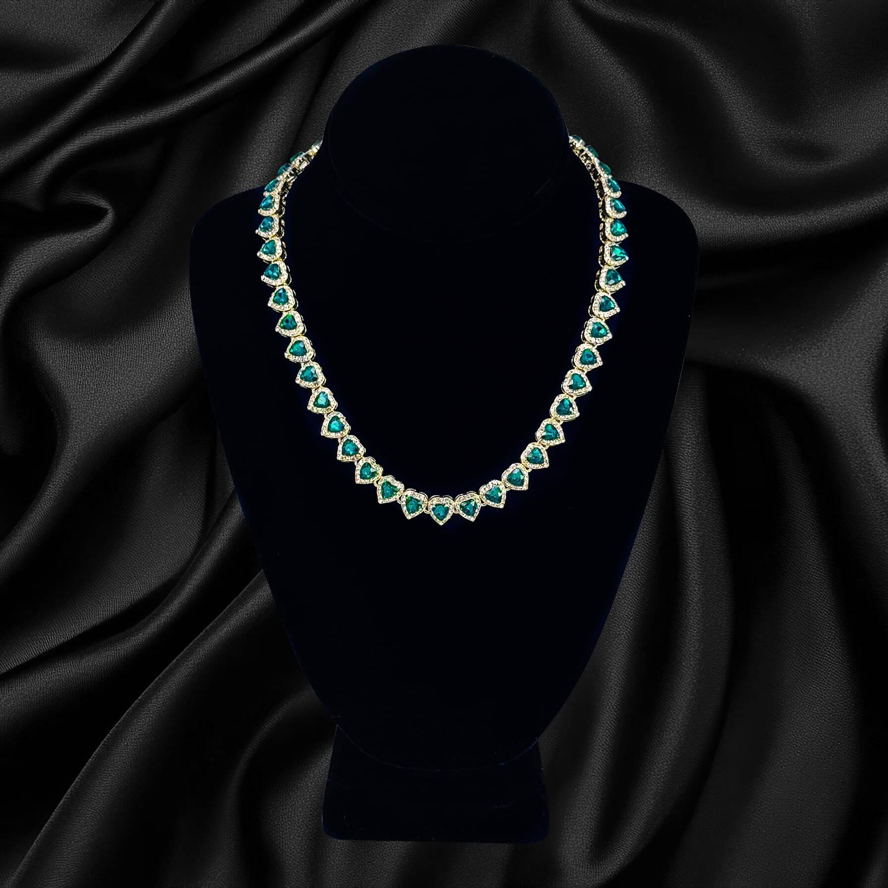 10mm Heart Cluster Chain - 18 inches