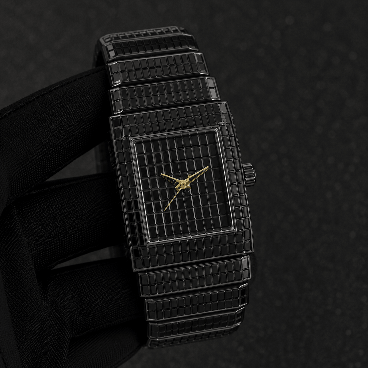 Women's Fully Iced Out Diamond Watch 30mm - Iced Baguette Dial and Band - Square Timepiece, Quartz Movement