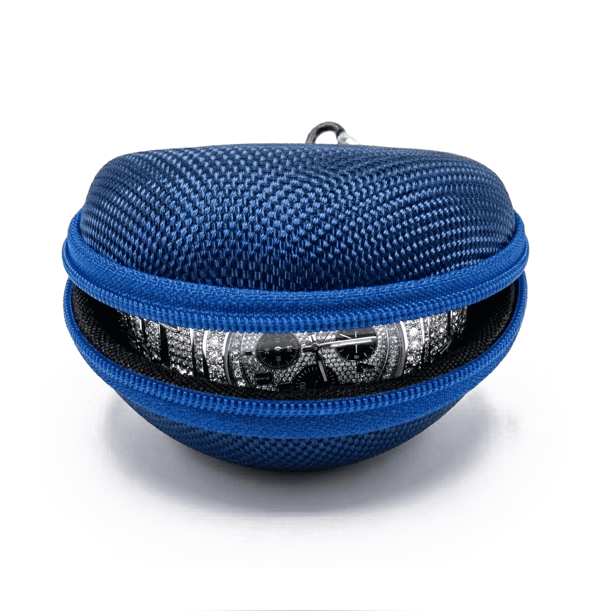 Men’s 42mm Iced Out Octagon Watch with Travel Case