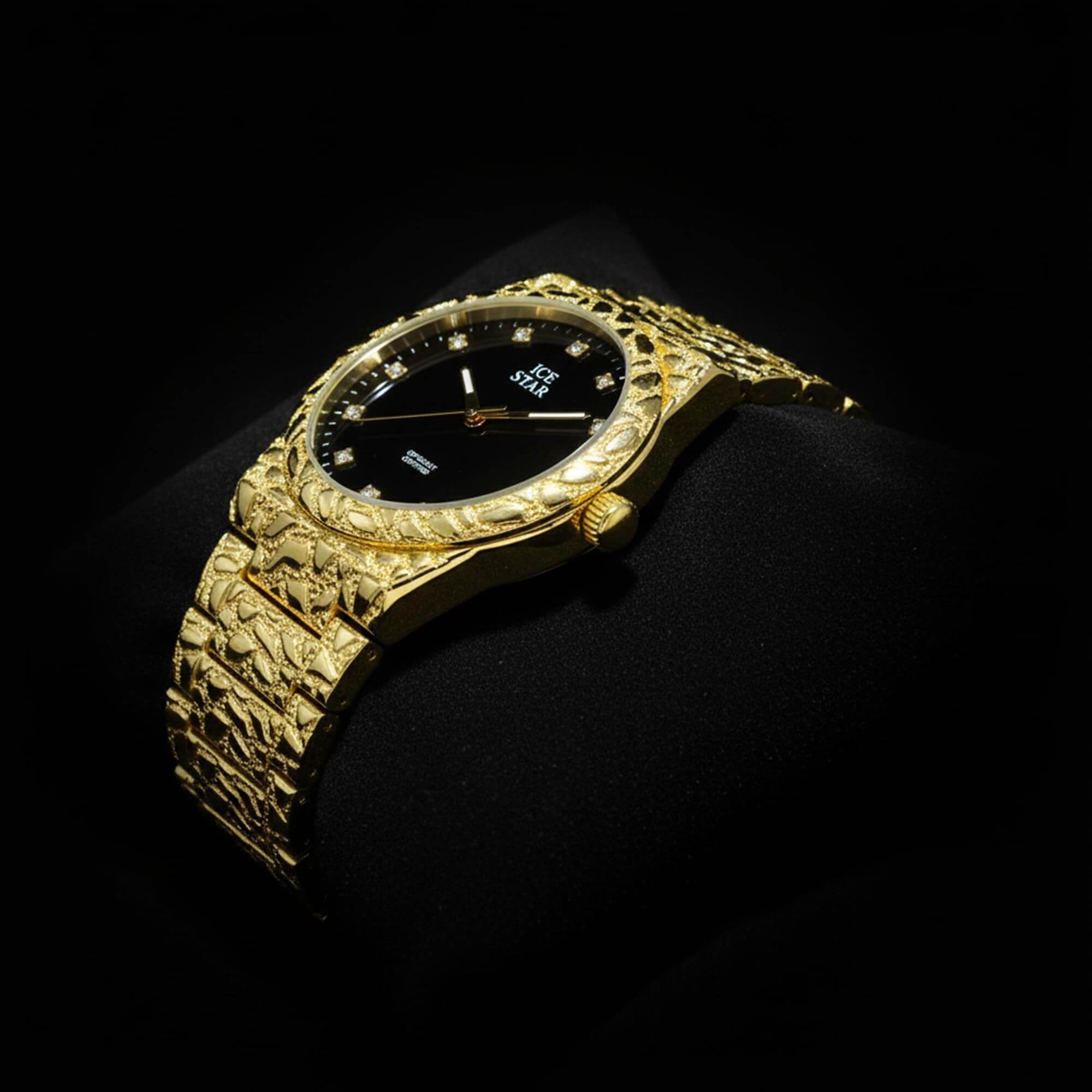 Men’s 45mm Nugget Watch - Metal Band, Quartz Movement