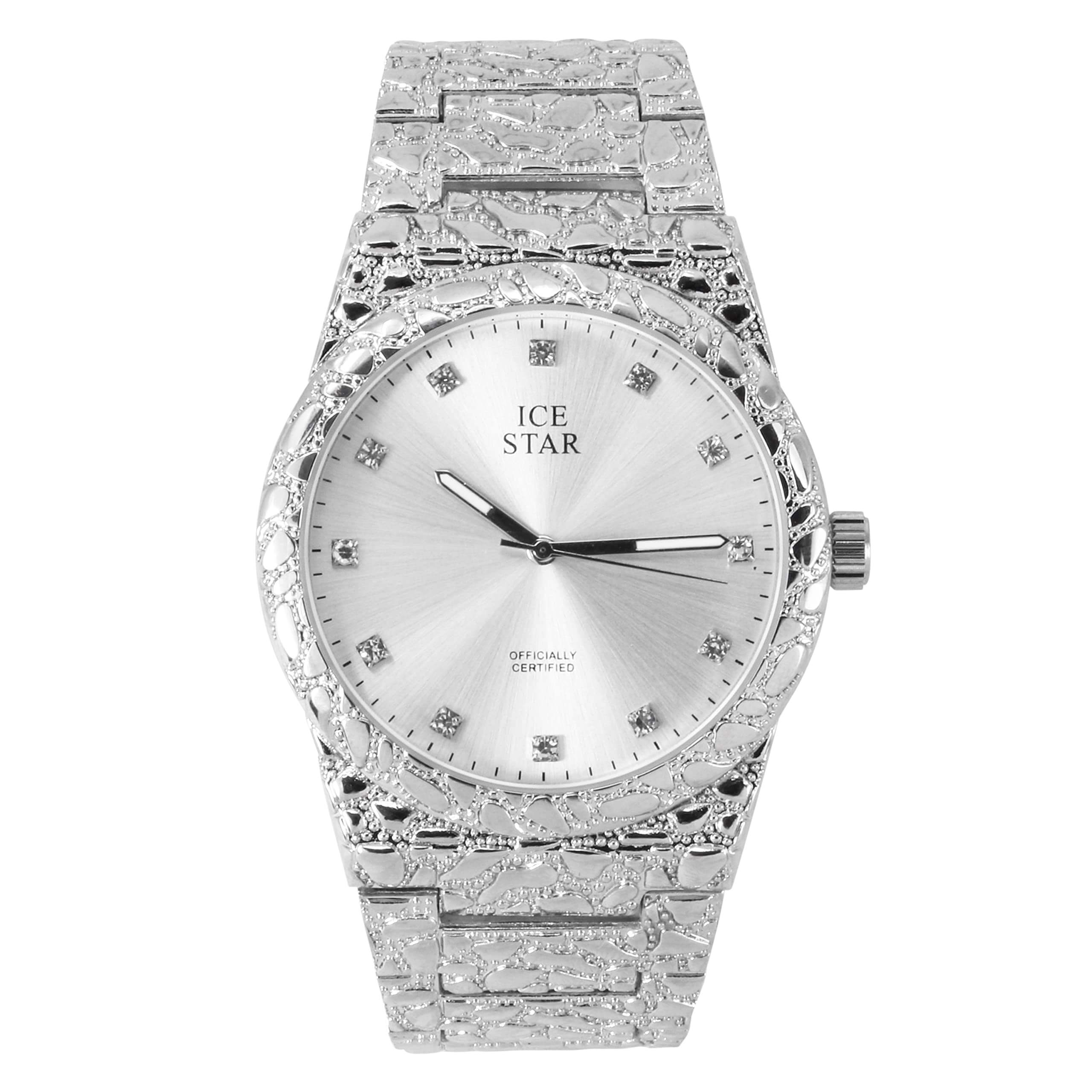 Men’s 45mm Nugget Watch - Metal Band, Quartz Movement