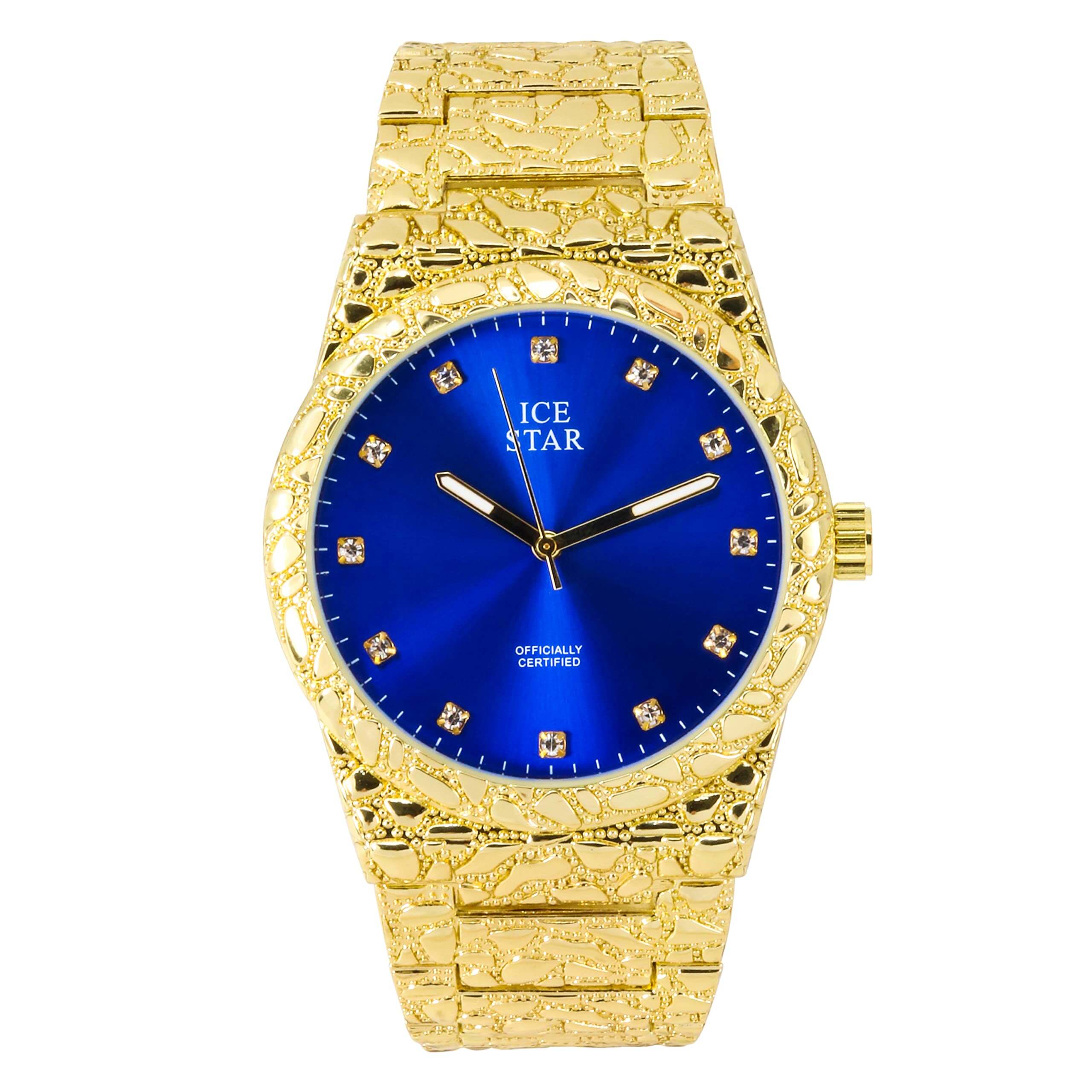 Men’s 45mm Nugget Watch - Metal Band, Quartz Movement