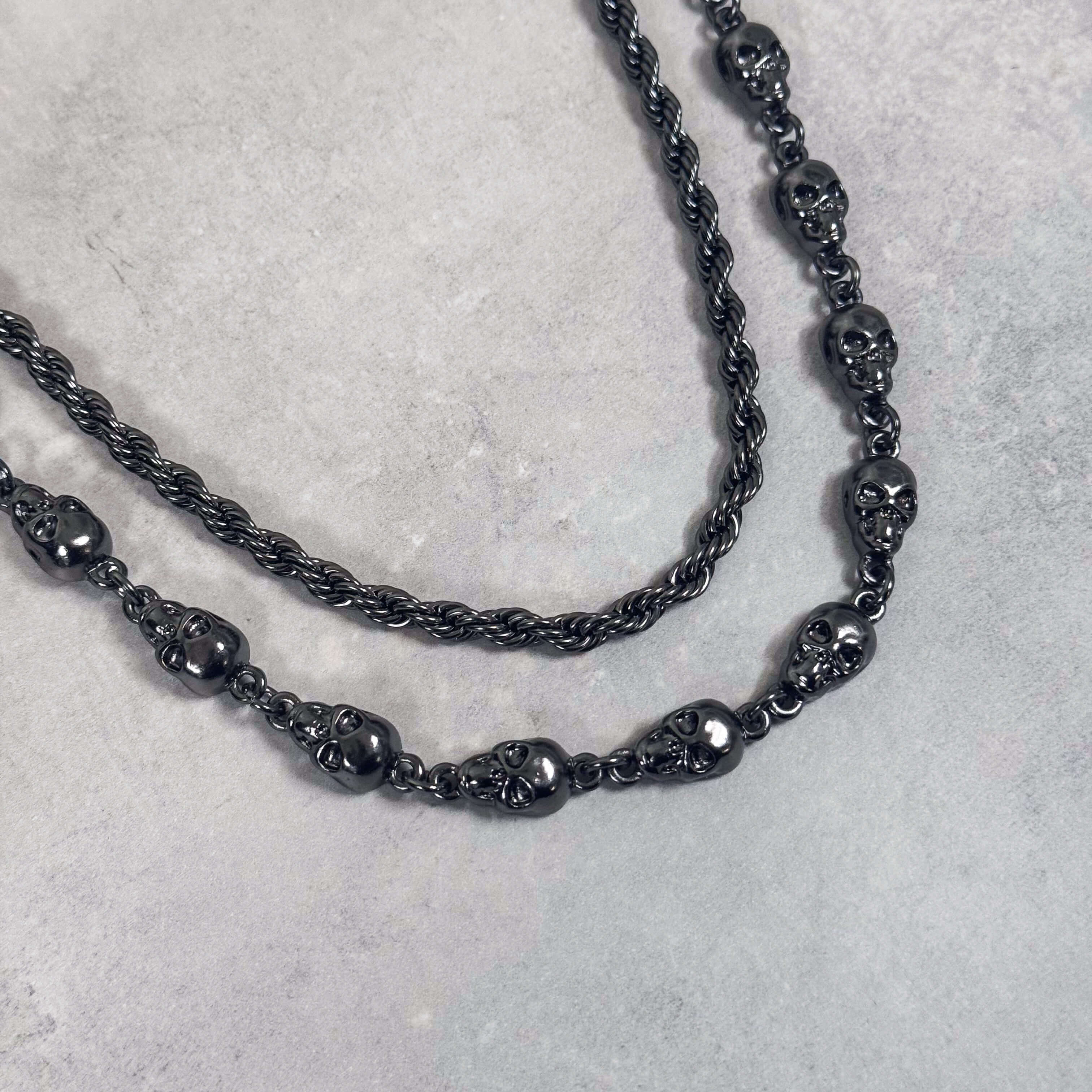 Skull and Rope Double Layer Pant Chain