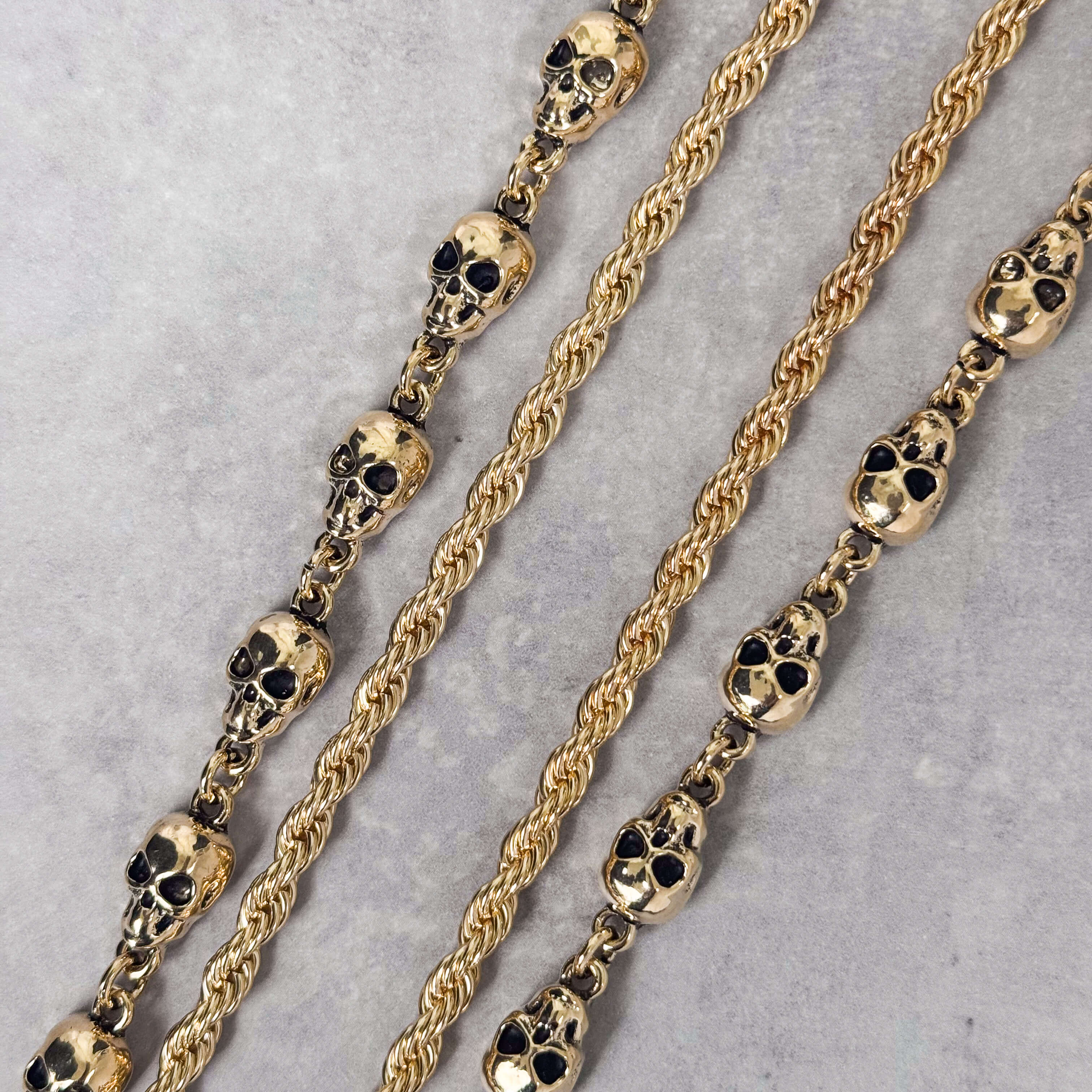 Skull and Rope Double Layer Pant Chain