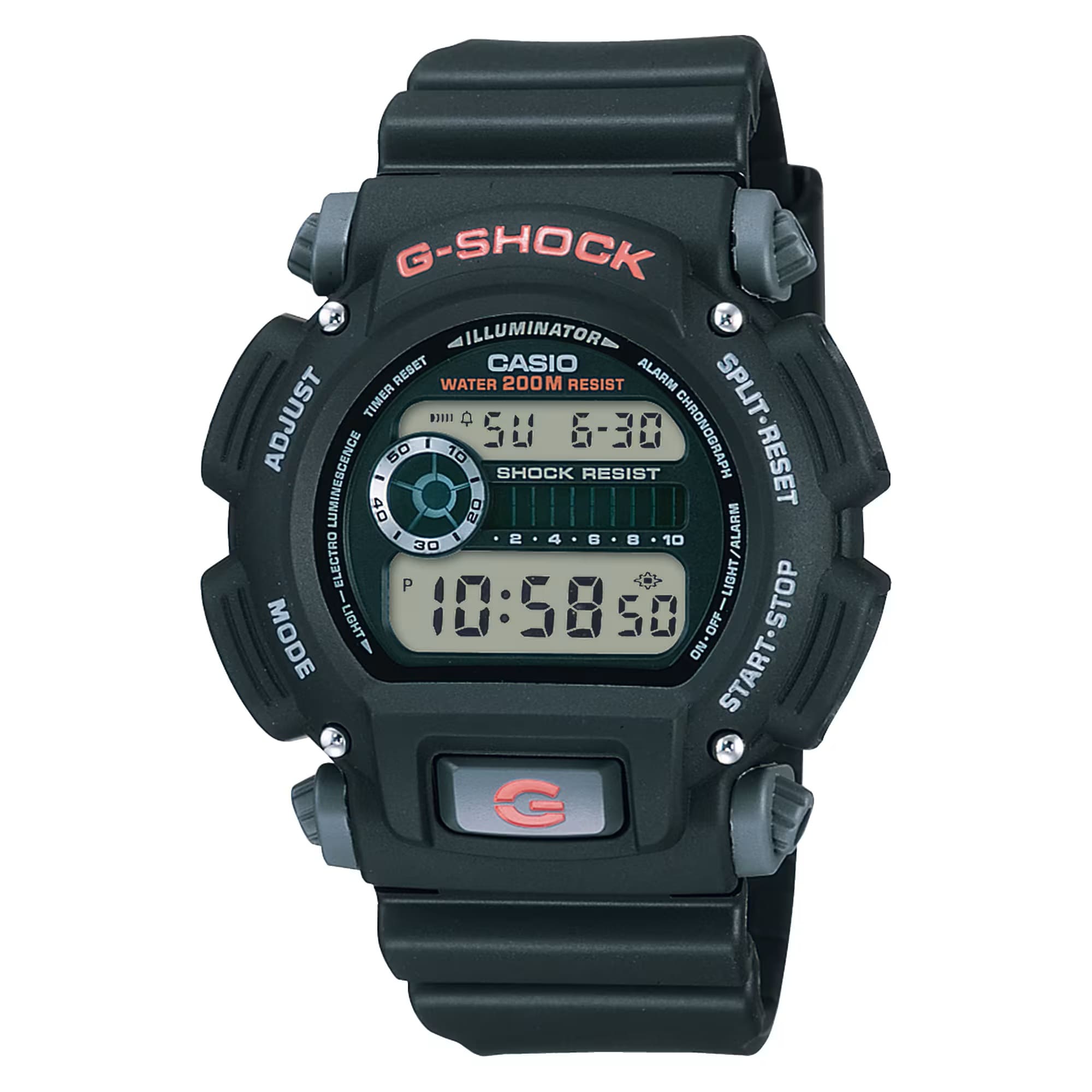 Men's 49mm Casio G-SHOCK Digital Watch - Resin Band, Shock Resistant