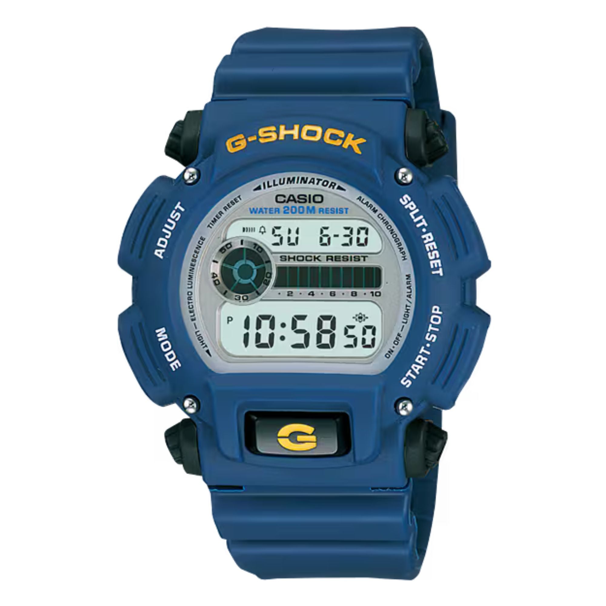 Men's 49mm Casio G-SHOCK Digital Watch - Resin Band, Electro-Luminescent Backlight