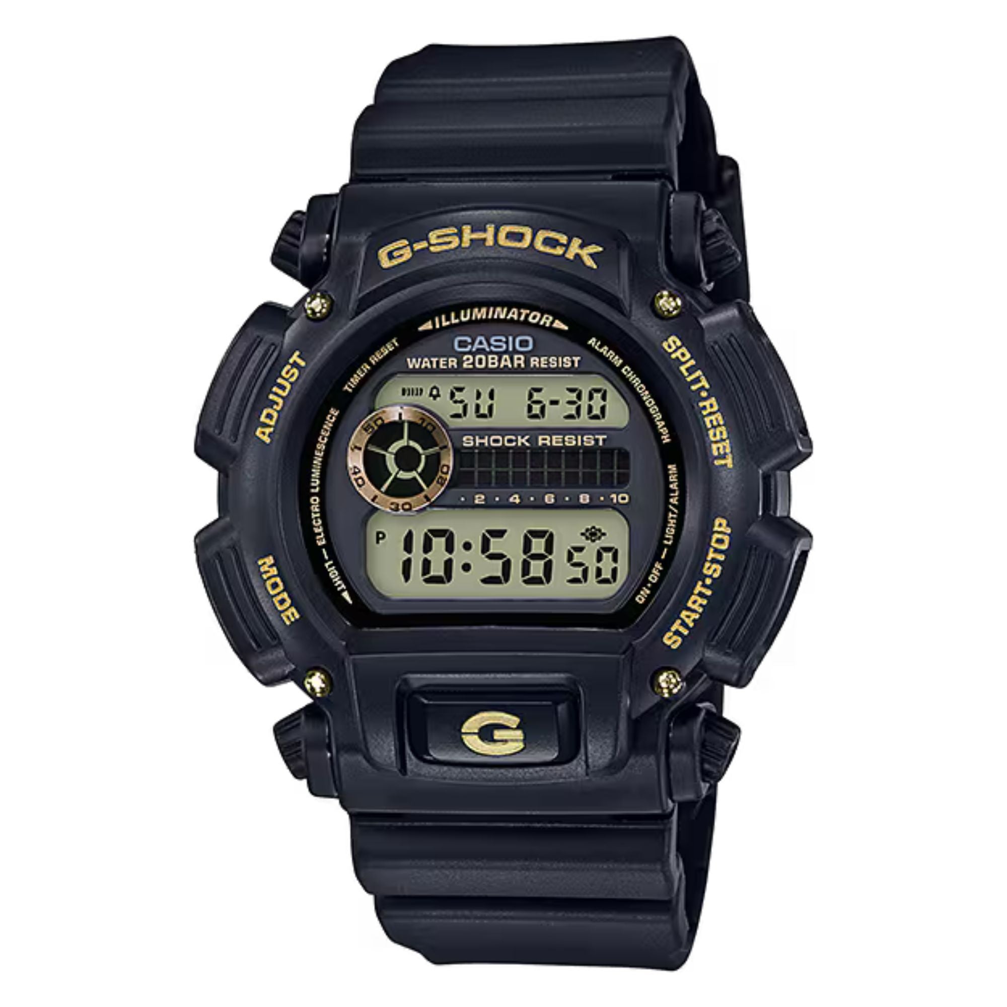 Men's 49mm Casio G-SHOCK Digital Watch - Resin Band, Flash Alert Function