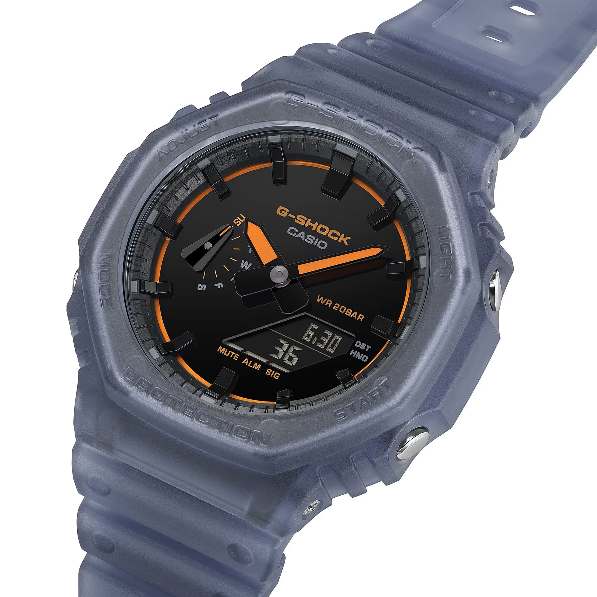 Men's 49mm Casio G-SHOCK Analog-Digital Watch - Resin Band, World Time