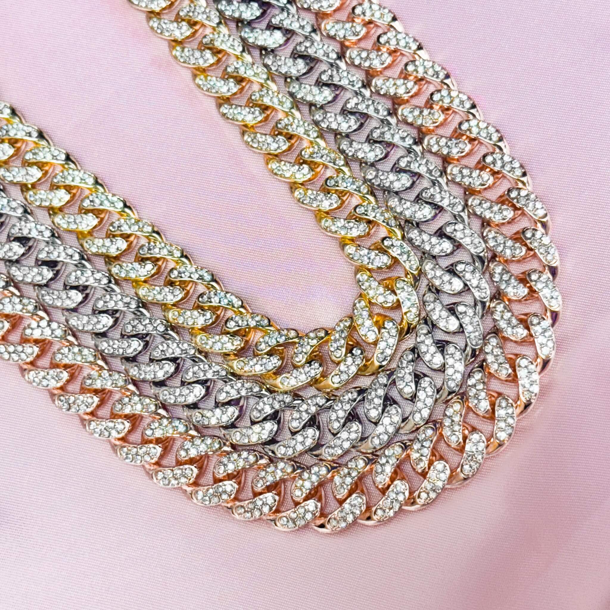 12mm Iced Out Cuban Chain