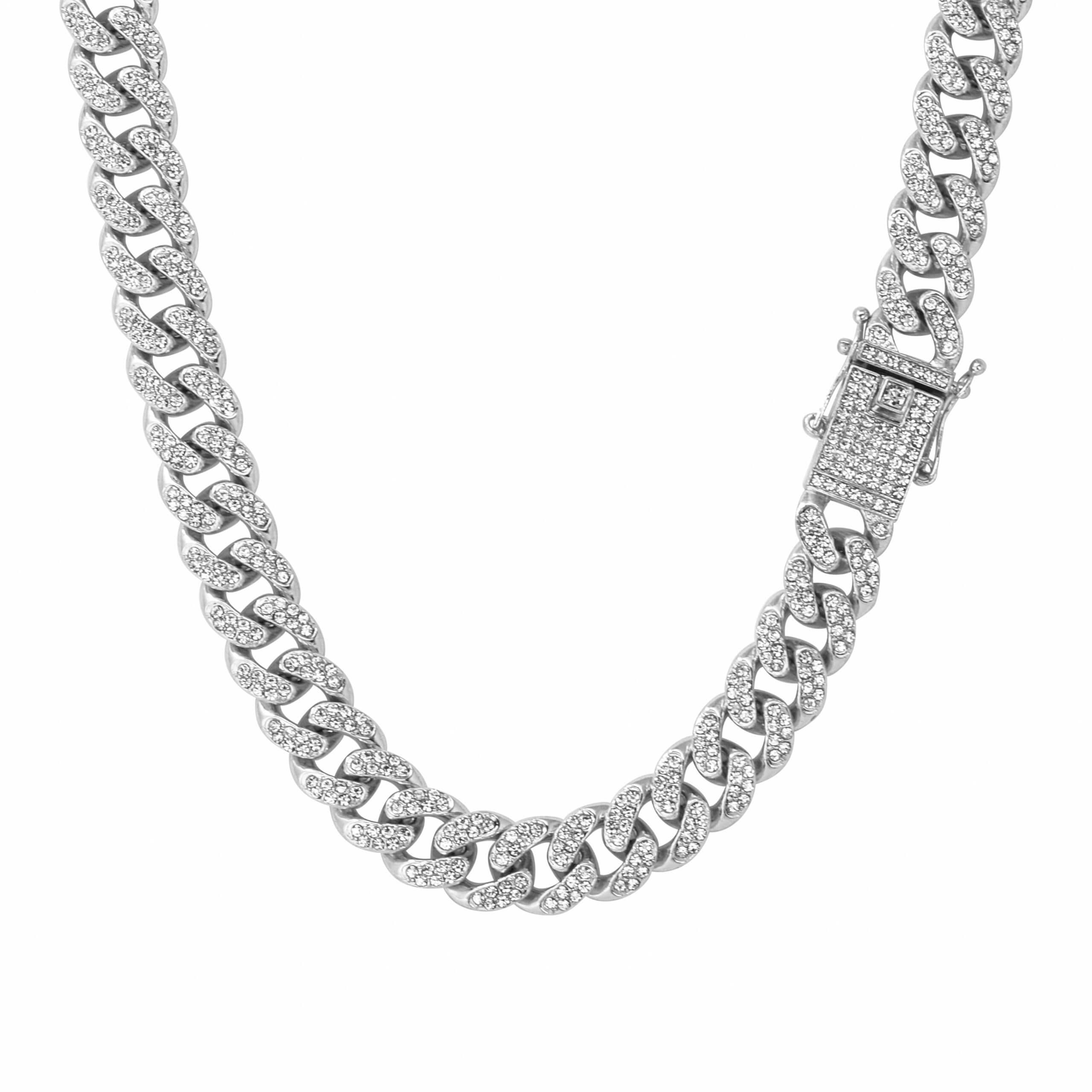 12mm Iced Out Cuban Chain