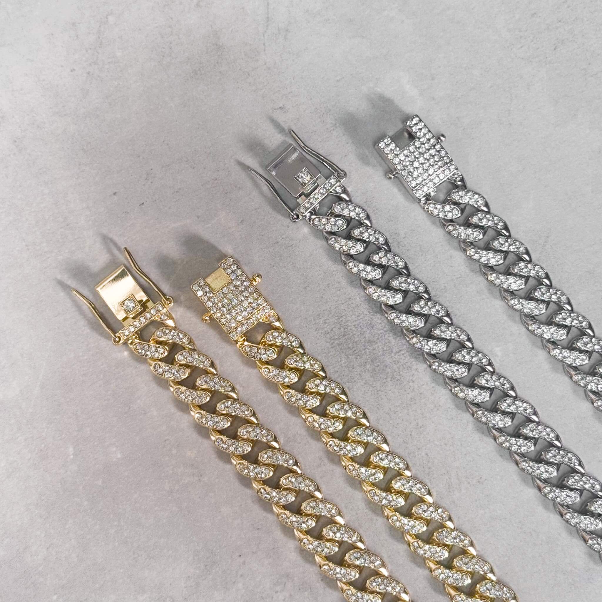 12mm Iced Out Cuban Chain