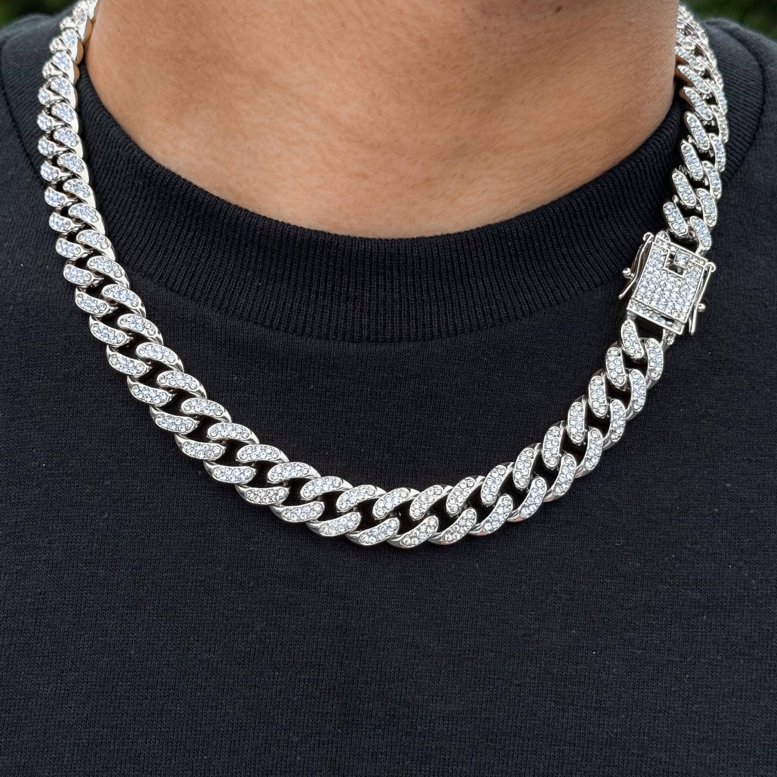 12mm Iced Out Cuban Chain