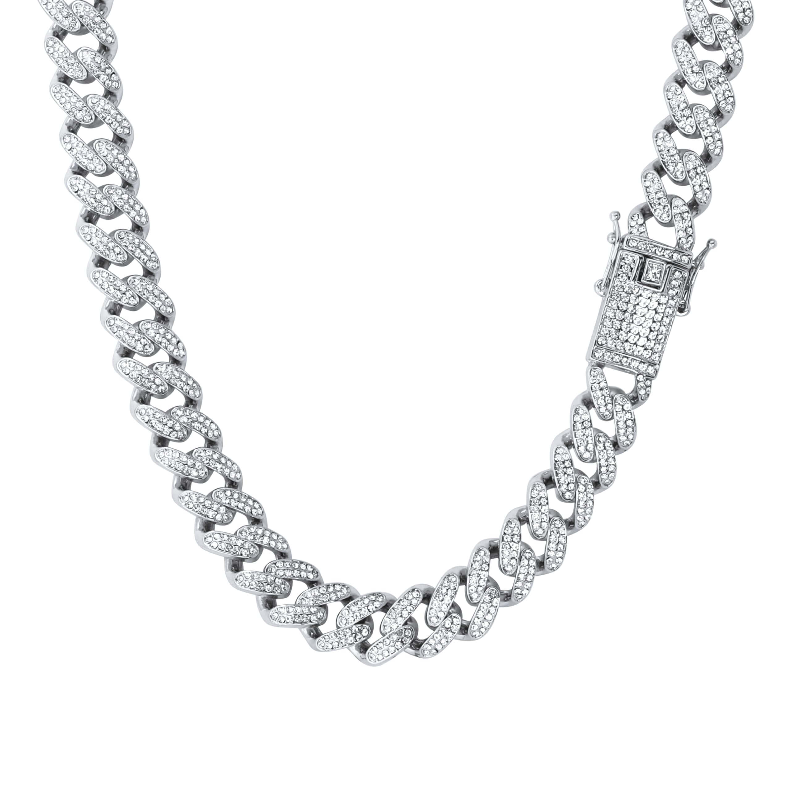 15mm Fully Iced Out Cuban Chain