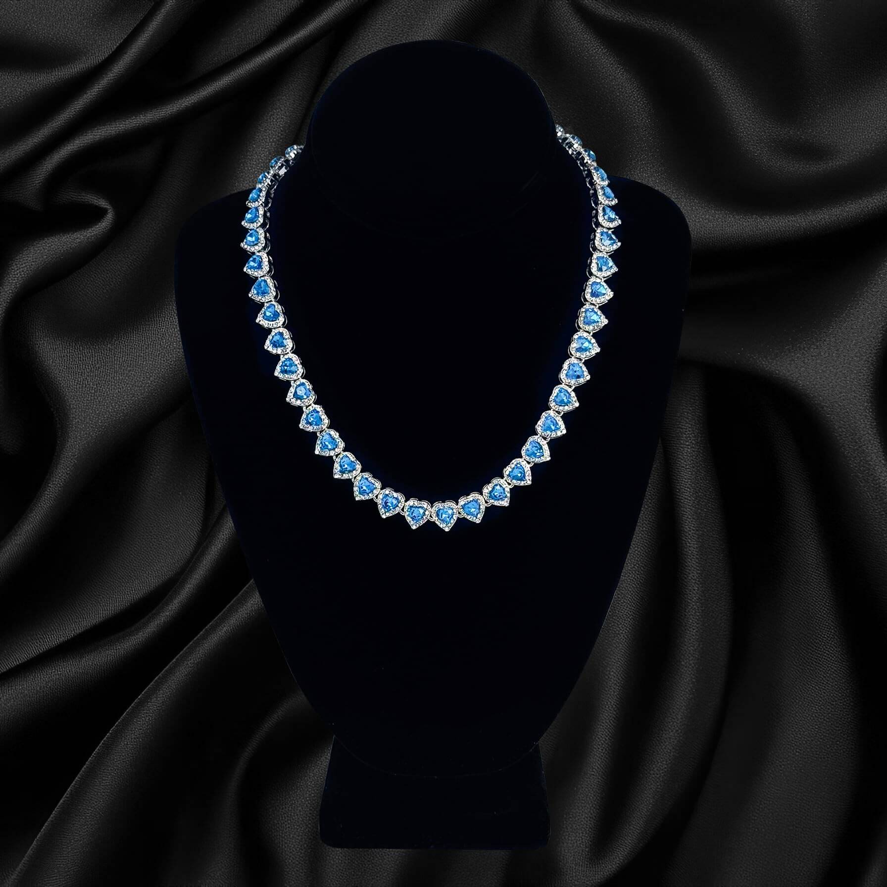 10mm Heart Cluster Chain - 18 inches