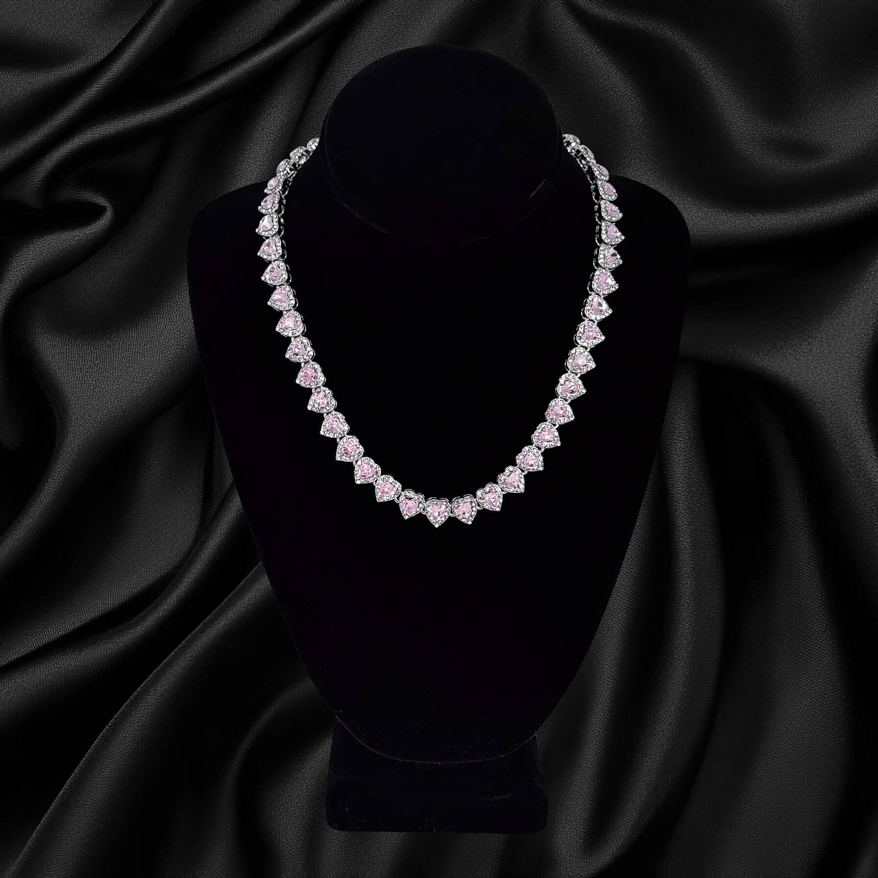 10mm Heart Cluster Chain - 18 inches