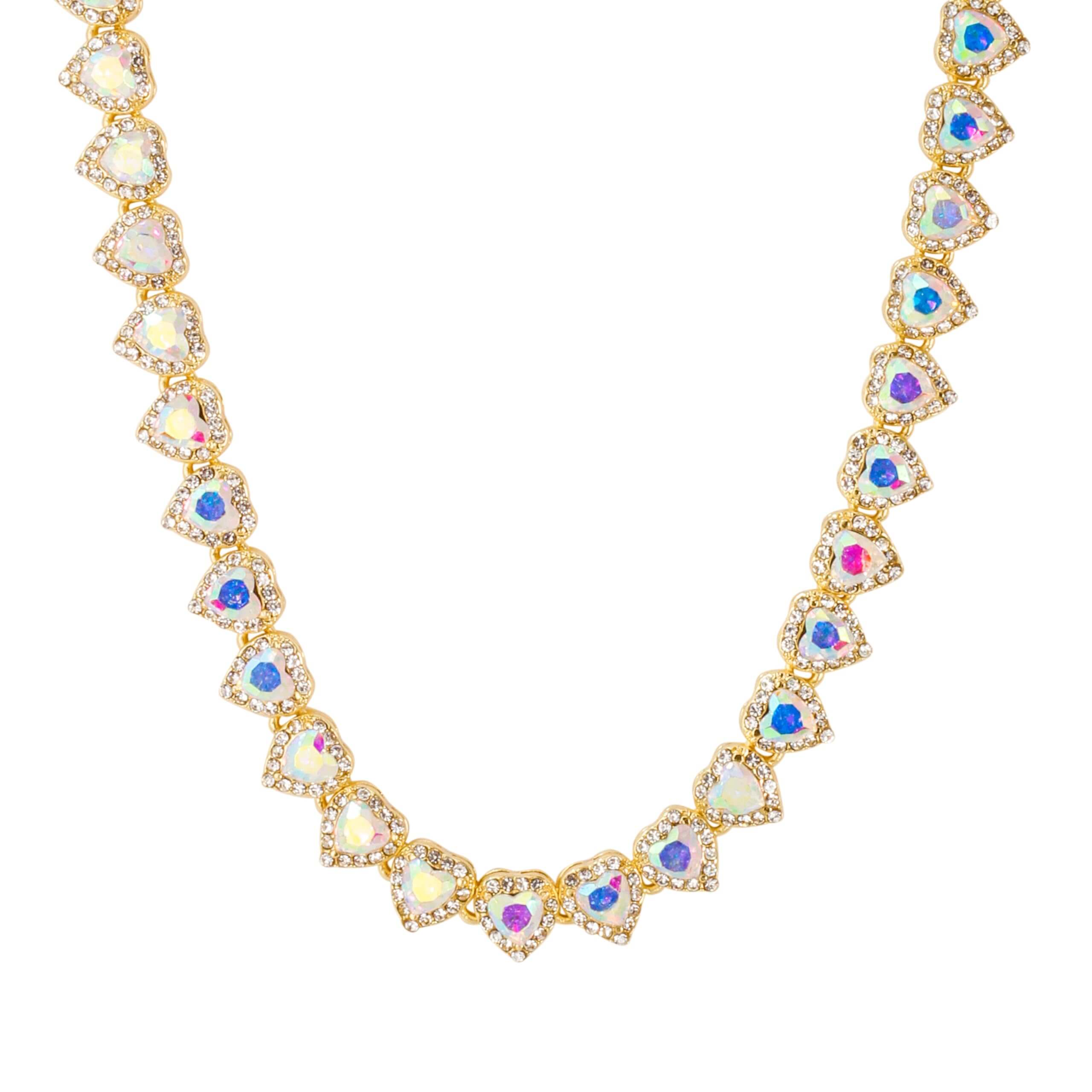 10mm Heart Cluster Chain - 18 inches