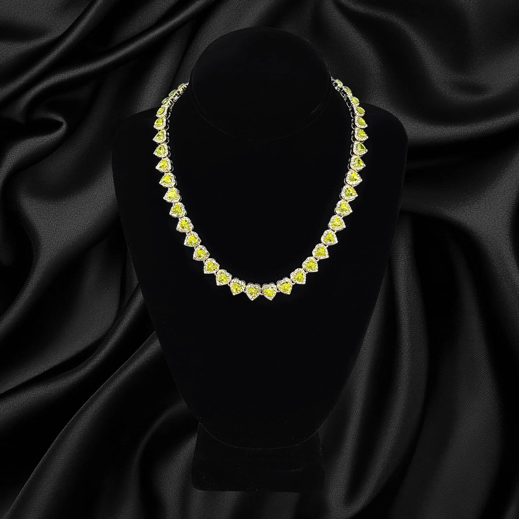 10mm Heart Cluster Chain - 18 inches