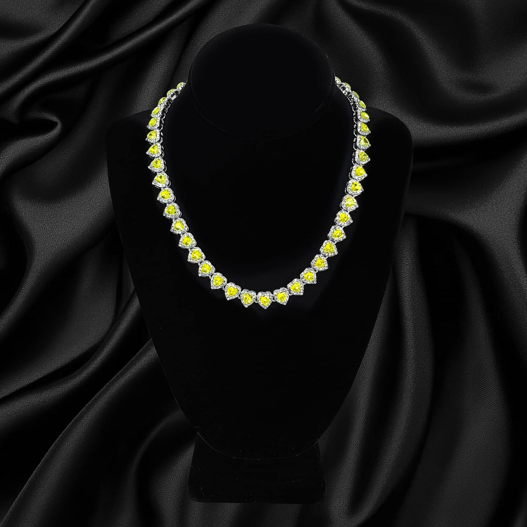 10mm Heart Cluster Chain - 18 inches