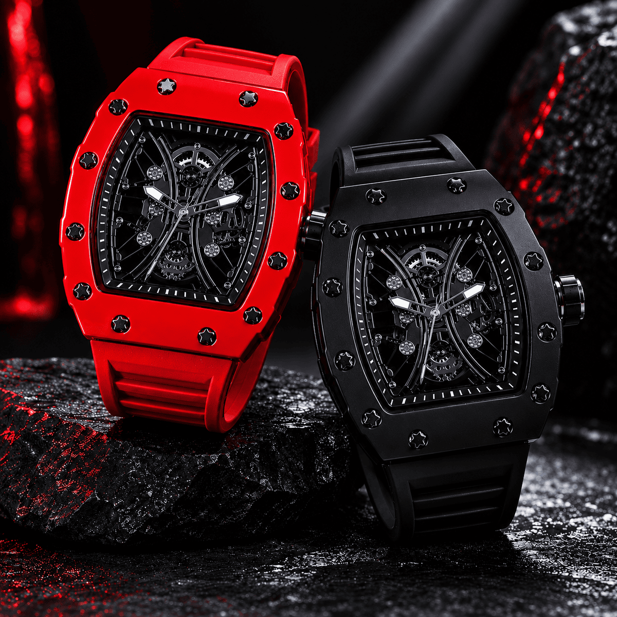 Men's 42mm Tonneau Watch Duo Set