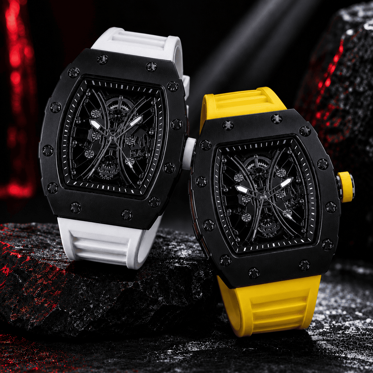 Men's 42mm Tonneau Watch Duo Set